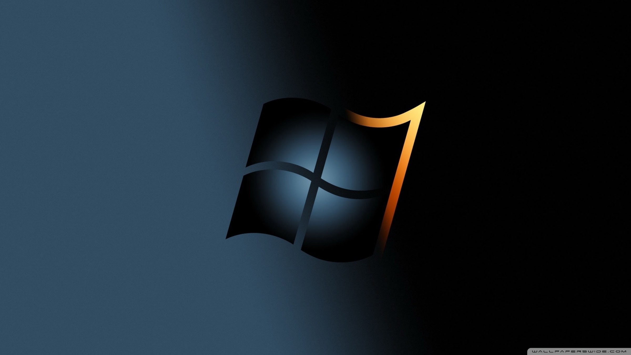 Windows 7 Dark Ultra HD Desktop