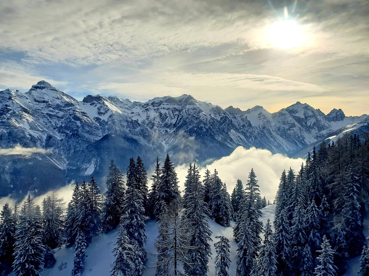 Free Desktop Wallpaper Winter Scenery & HD Wallpaper Image