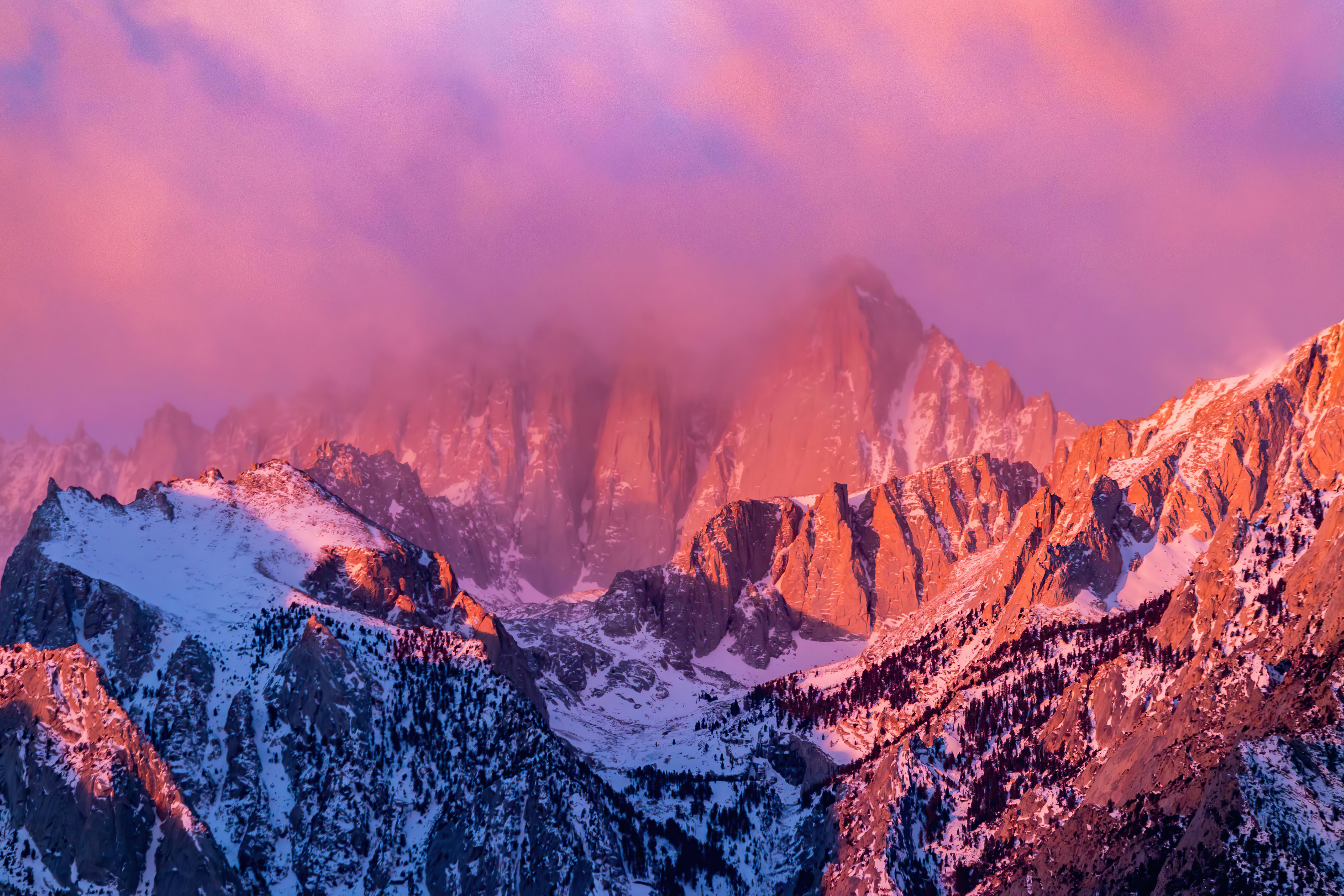 Mount Whitney In California Wallpaper