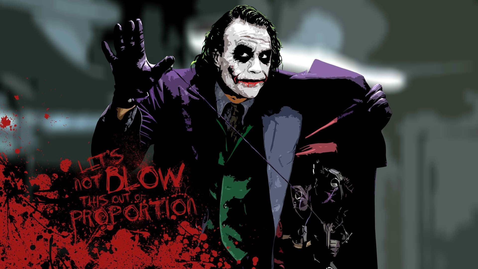 Joker digital wallpaper, Batman