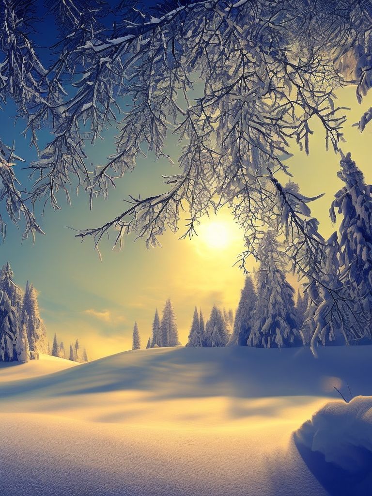 Free Winter iPhone Wallpaper Maker