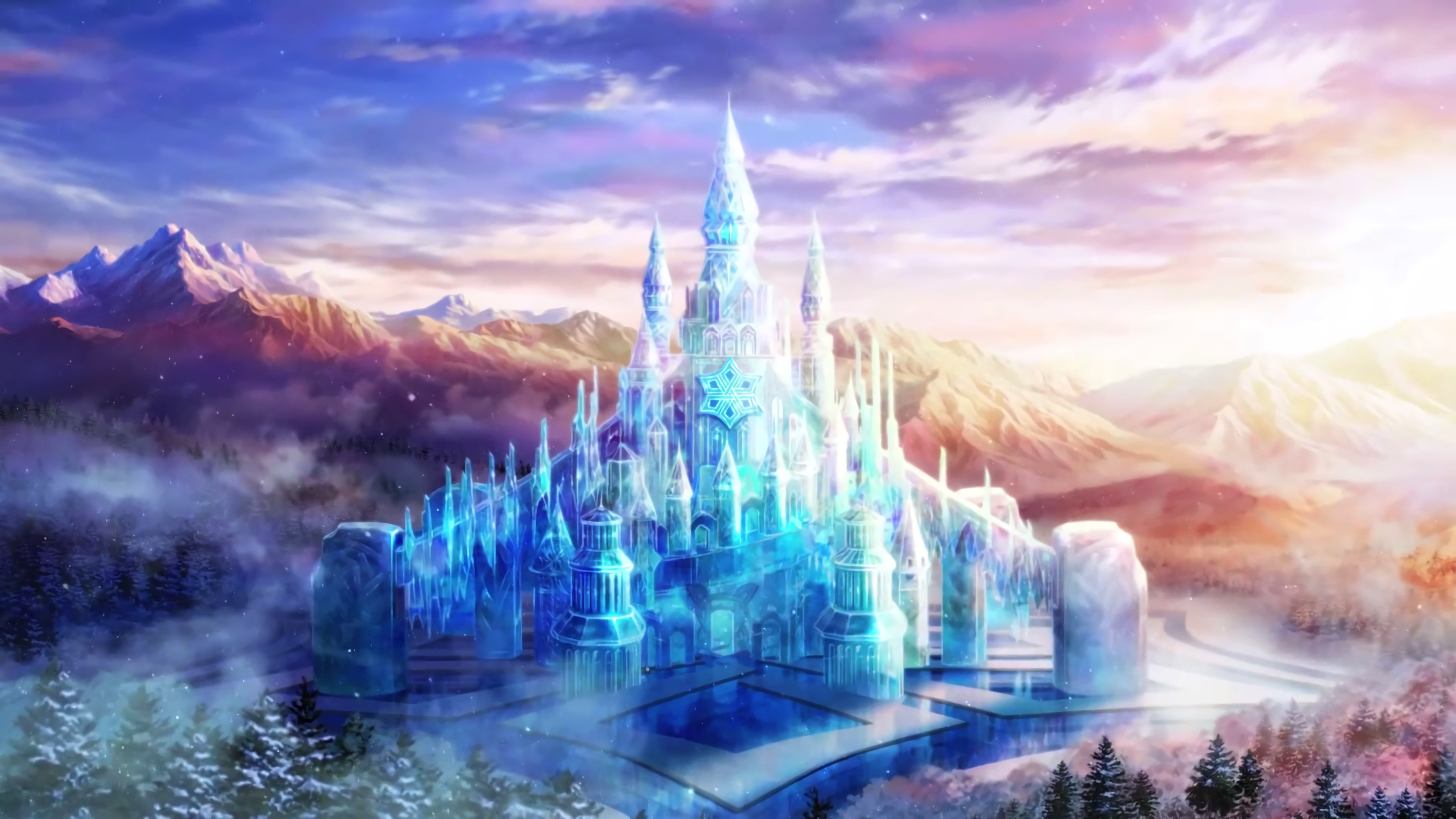 Download wallpaper 3840x2160 fire emblem heroes, mobile game, castle 4k wallpaper, uhd wallpaper, 16:9 widescreen 3840x2160 HD background, 2658