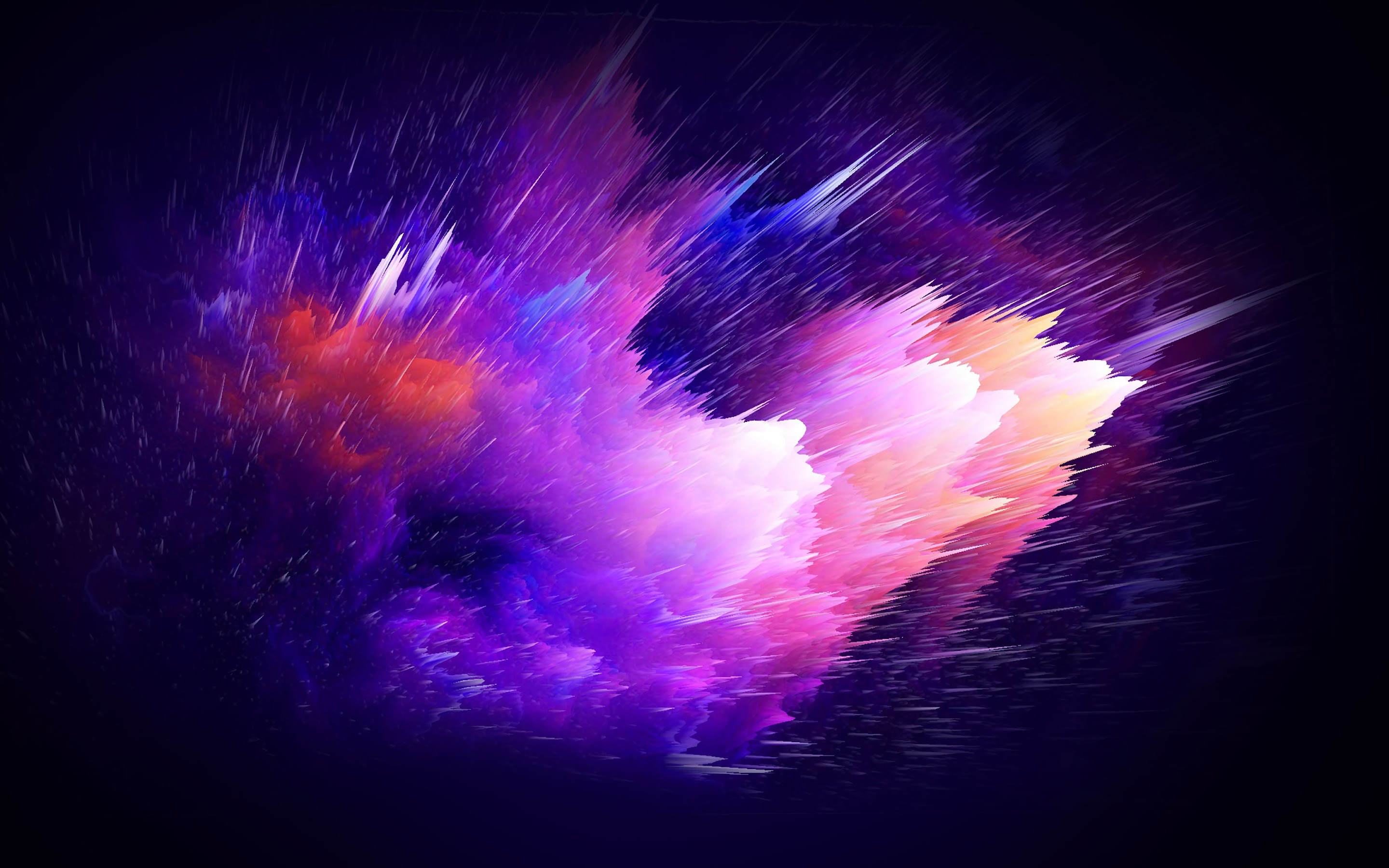 Abstract Colorful Clouds Explosion 4K Wallpaper