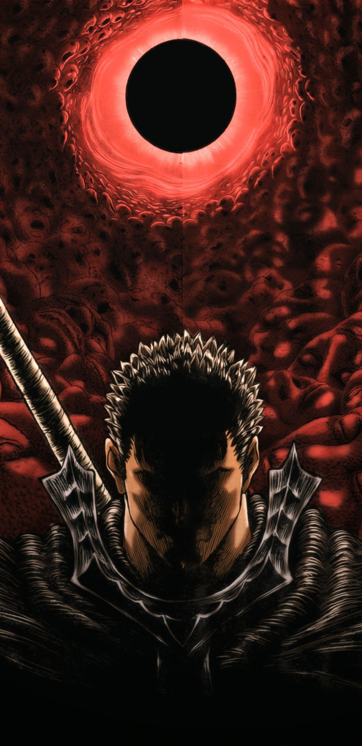 Berserk Wallpaper Discover more Berserk, Character, Fantasy, Illustrated, Japanese wallpaper.. Берсерк, Фоновые рисунки, Рисунки черепов