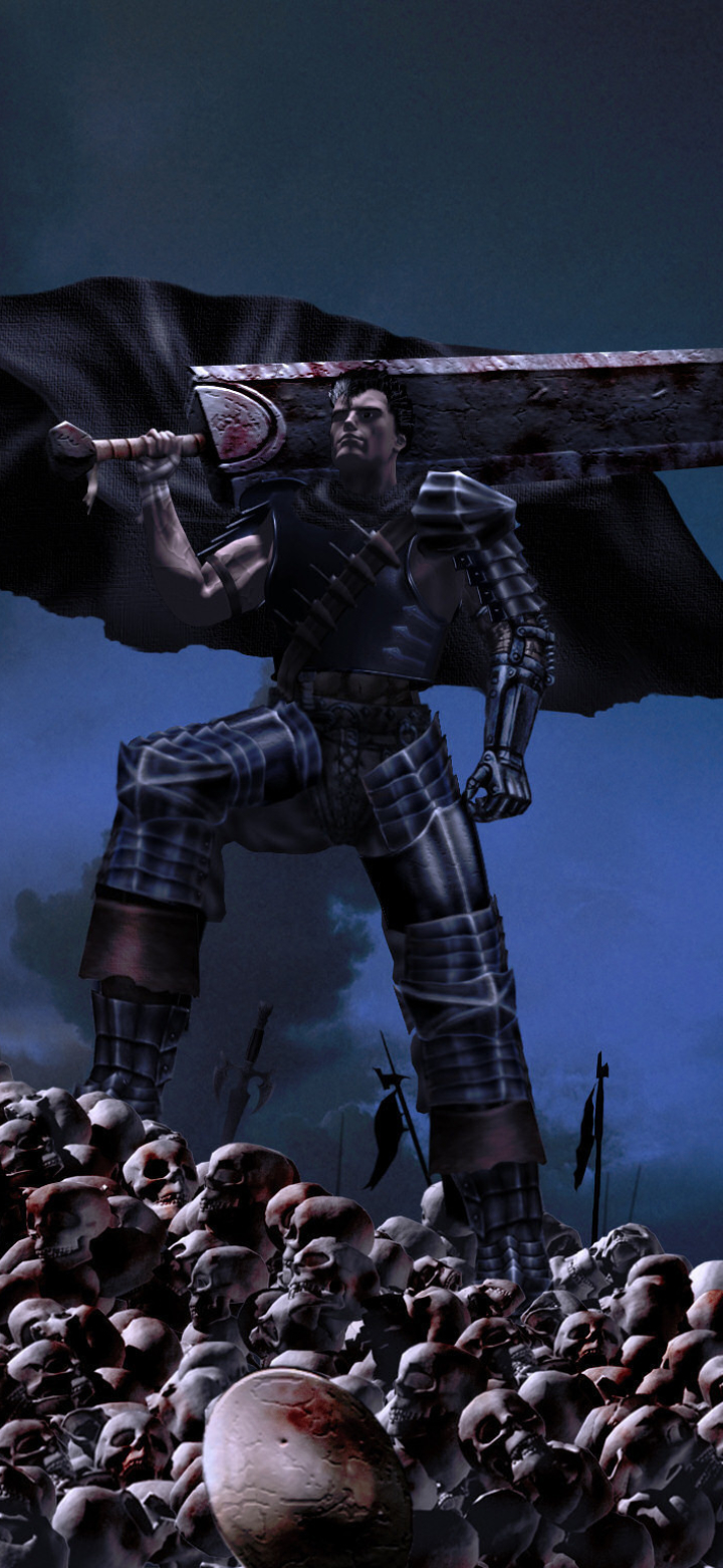 Mobile wallpaper: Anime, Berserk, Guts (Berserk), 1399529 download the picture for free