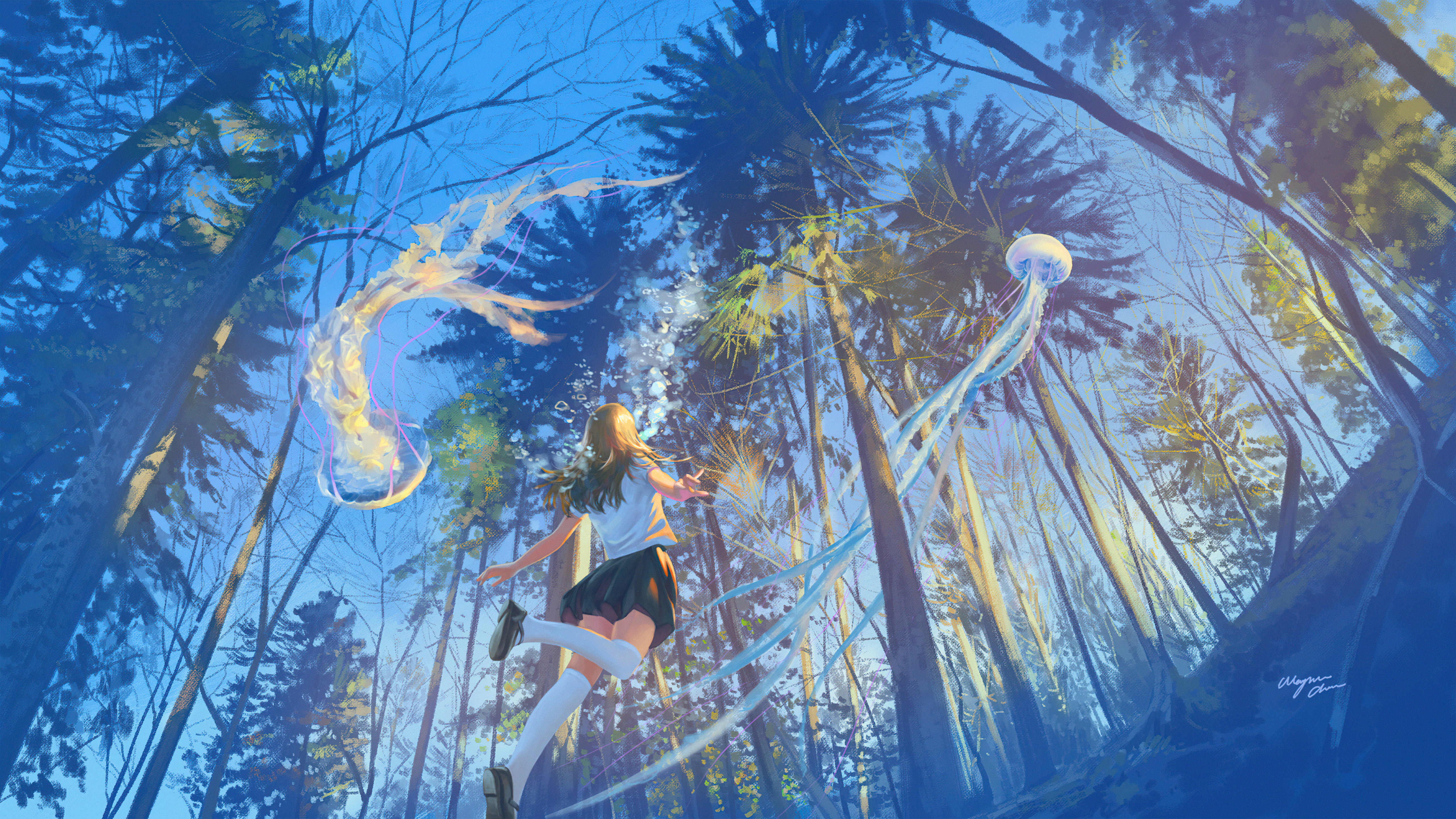 Marine Forest 5k Wallpaper, HD Anime