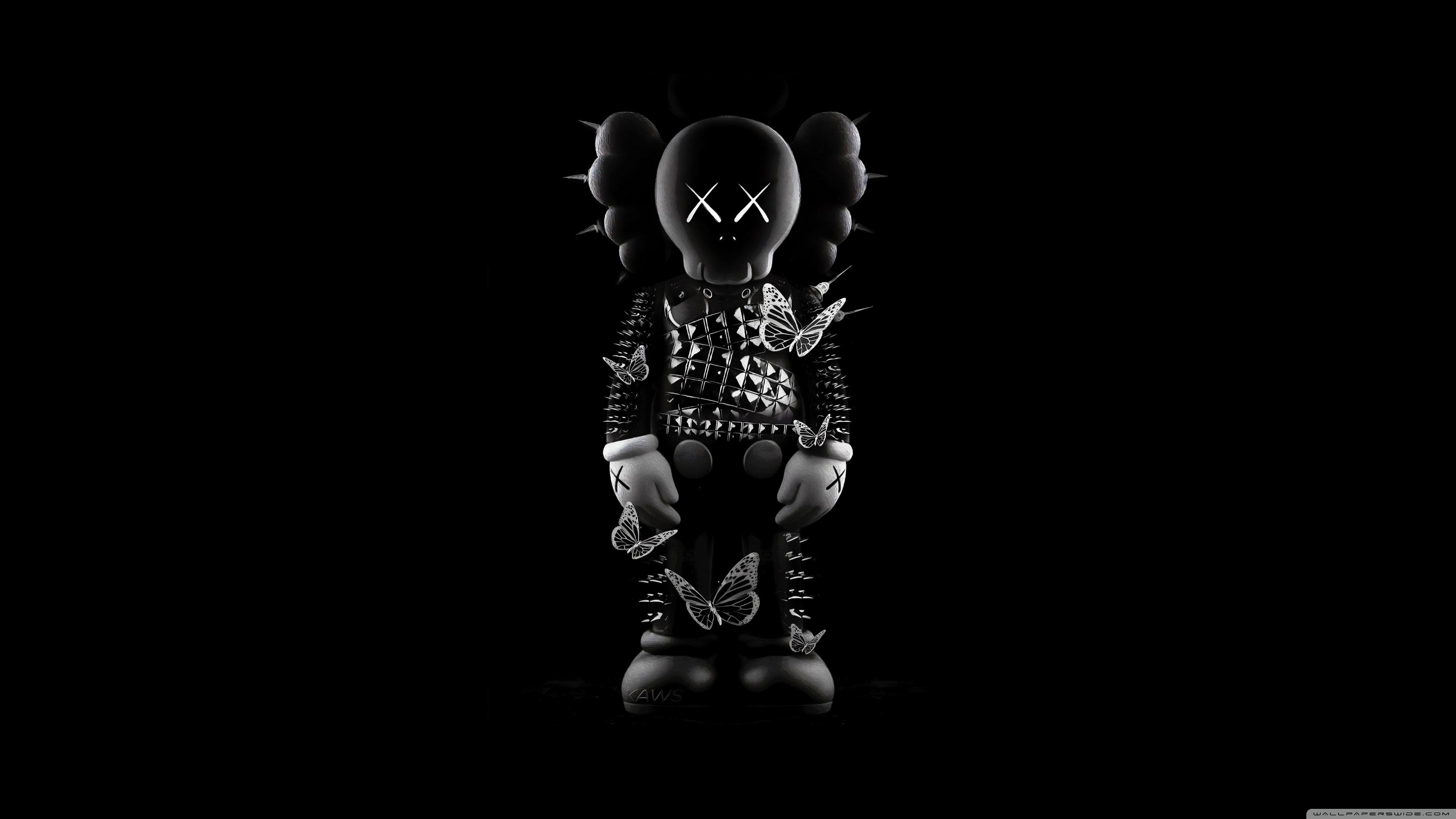 Kaws Black Art Ultra HD Desktop Background Wallpaper for & Triple, Tablet
