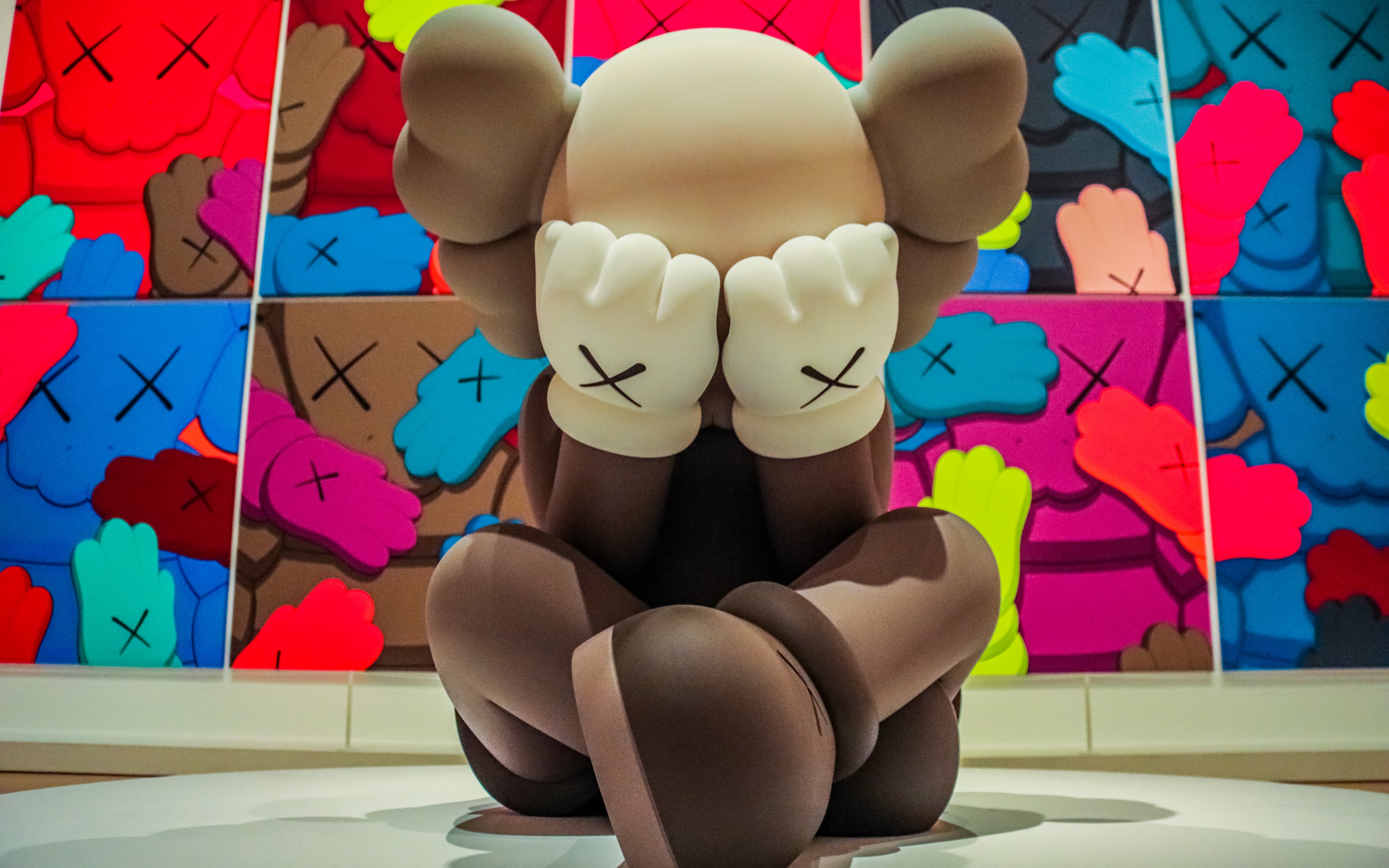 KAWS Separated Wallpaper 4K, Kaws Companion, Sad, 5K