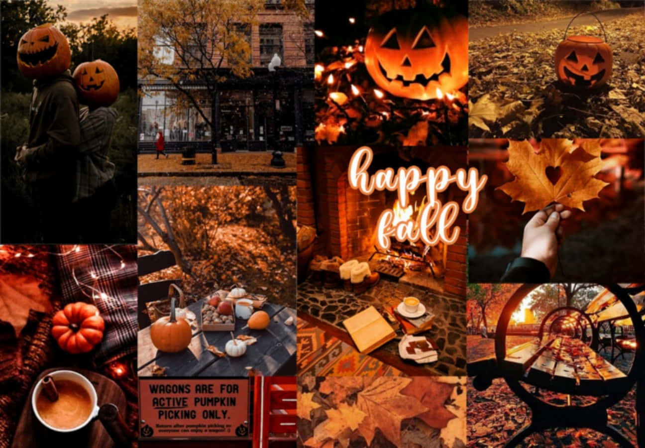 Download Halloween Fall Vibe Collage Picture