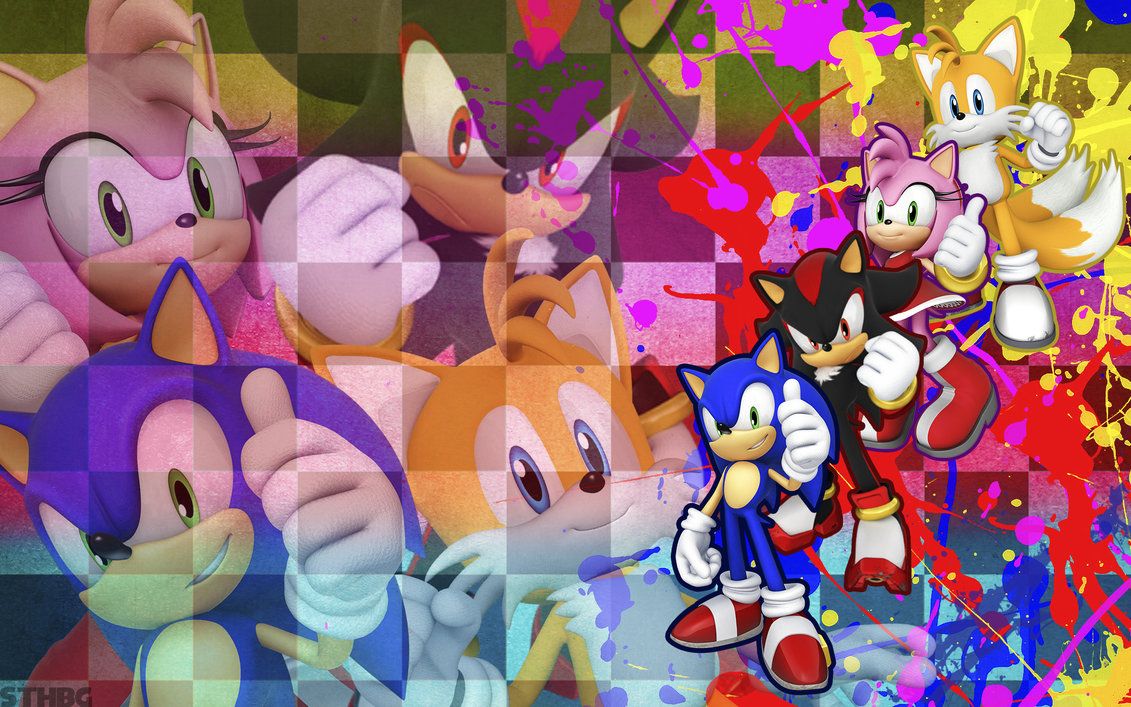 Sonic, Shadow, Amy and Tails. Shadow and amy, Sonic and shadow, Sonic