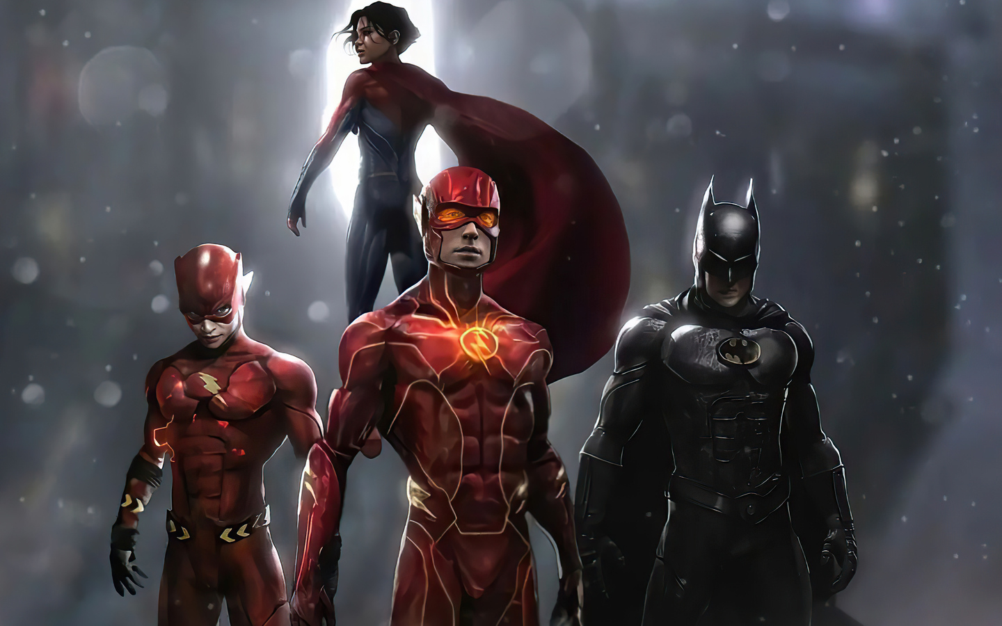 Flash Evil Flash Batman And Supergirl From The Flash Movie 1440x900 Resolution HD 4k Wallpaper, Image, Background, Photo and Picture