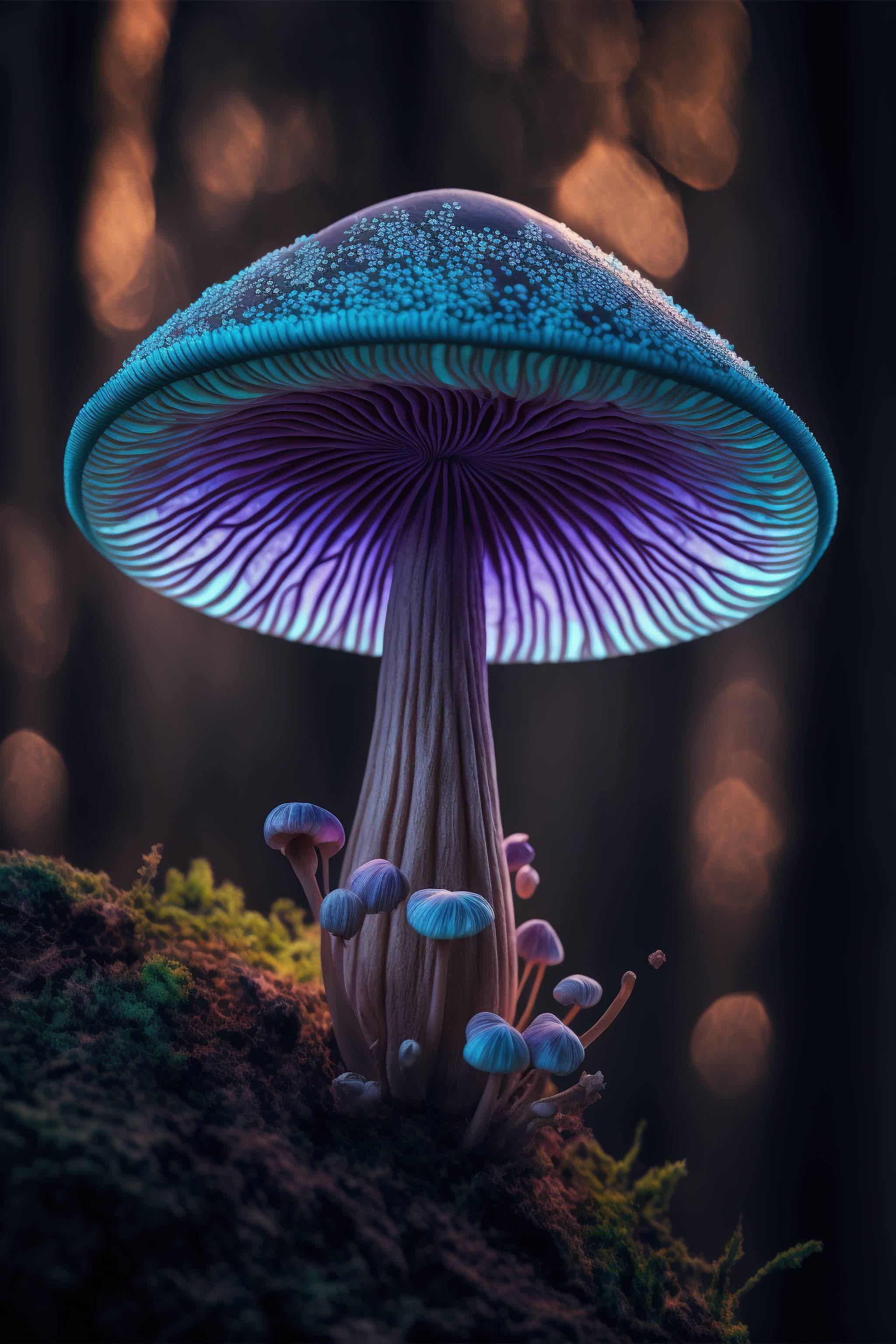 Aesthetic Tiny Mushrooms Wallpapers - Wallpaper Cave