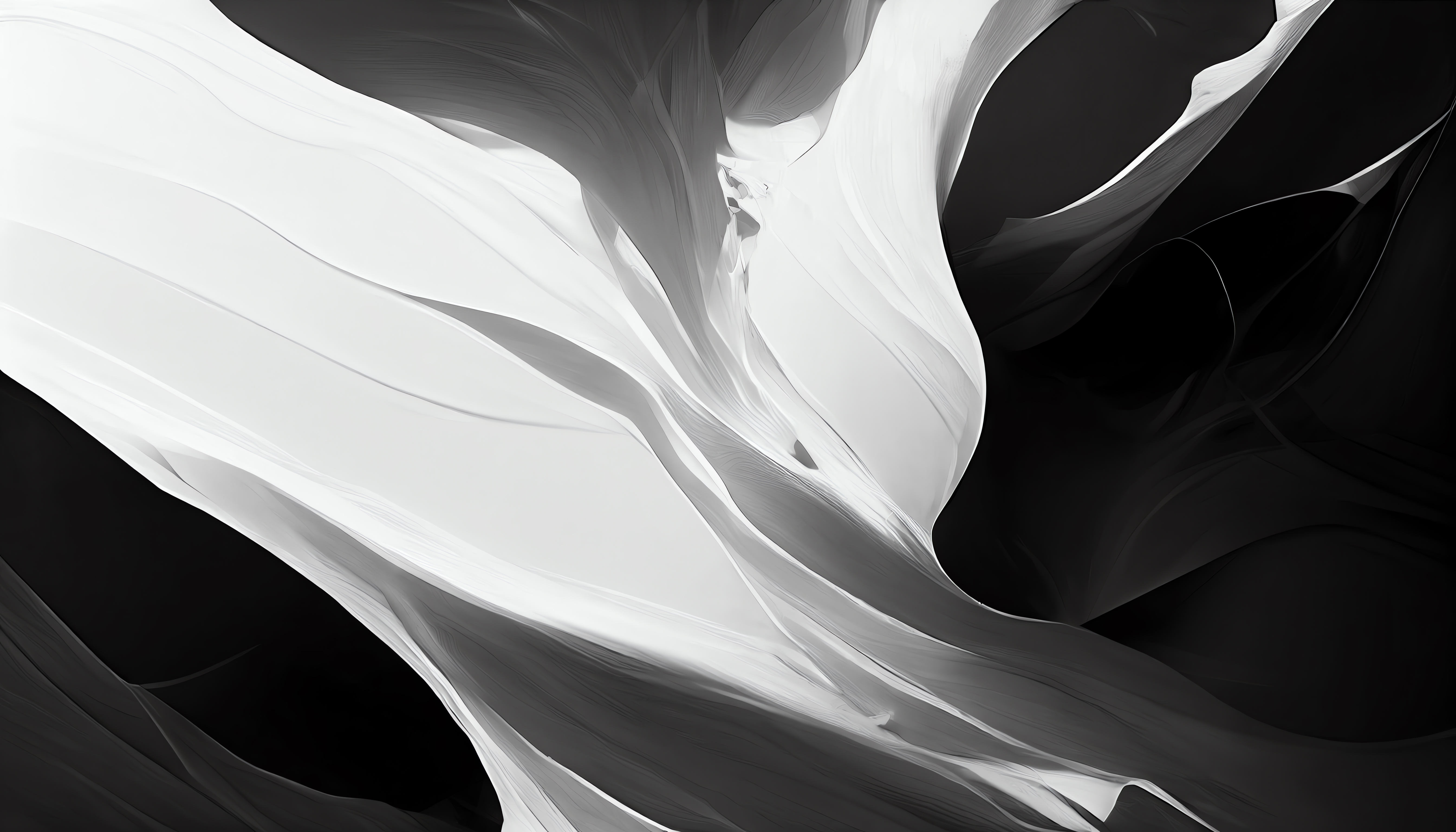 white background. Fluid shapes
