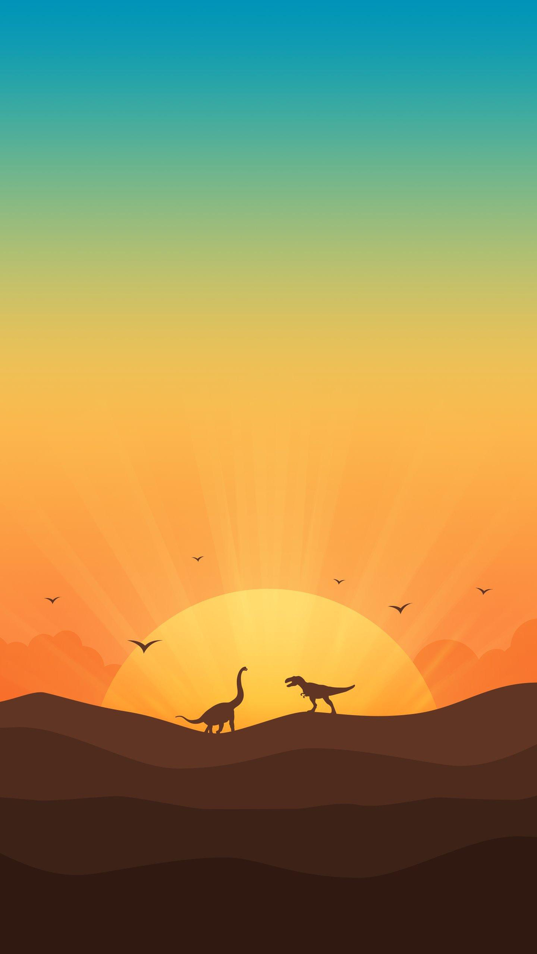 Dinosaur Minimal Morning 4k iPhone 7, 6s, 6 Plus, Pixel xl , One Plus 3, 3t, 5 HD 4k Wallpaper, Image, Background, Photo and Picture