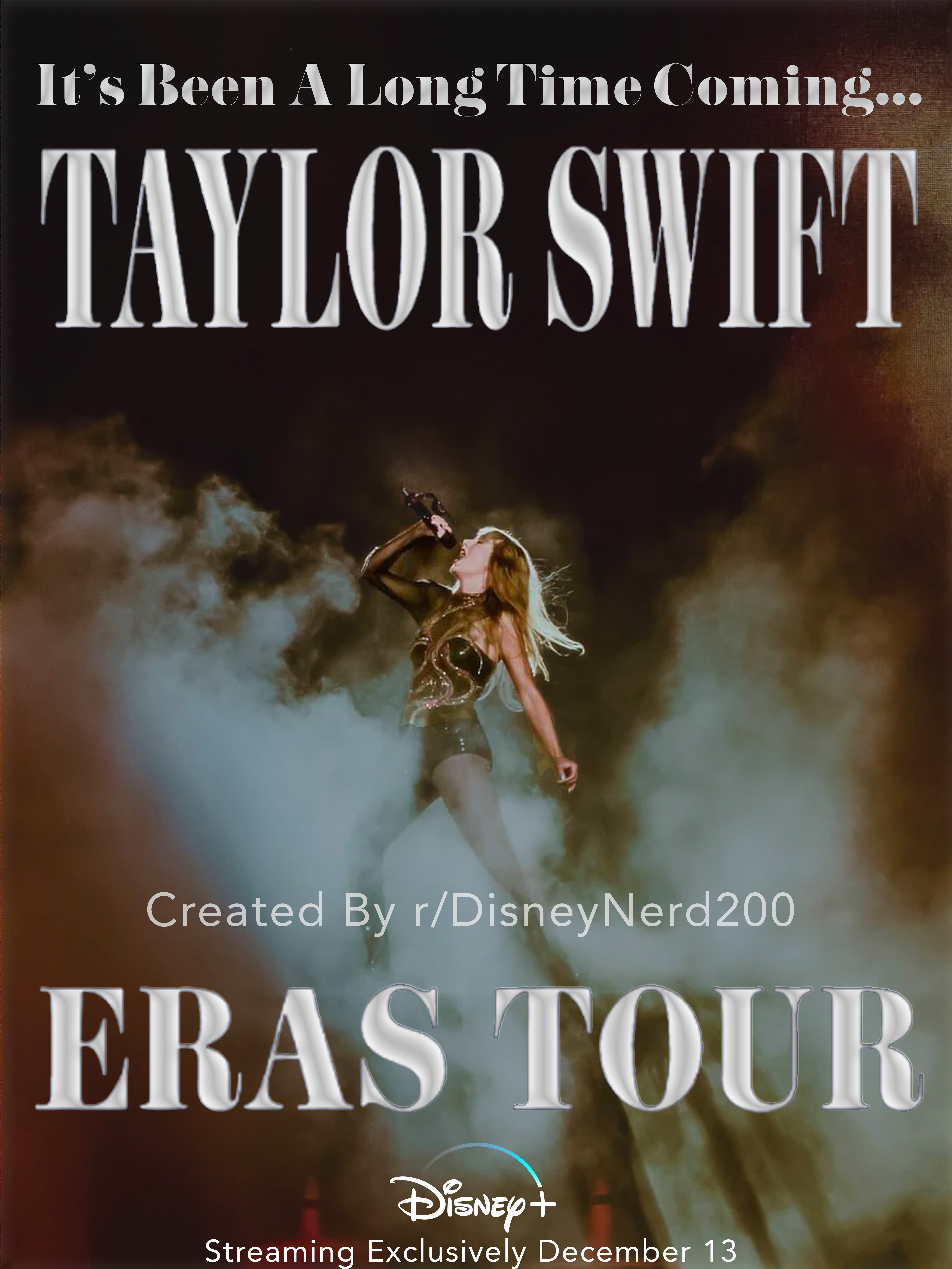 FAN MADE: Eras tour movie poster idea