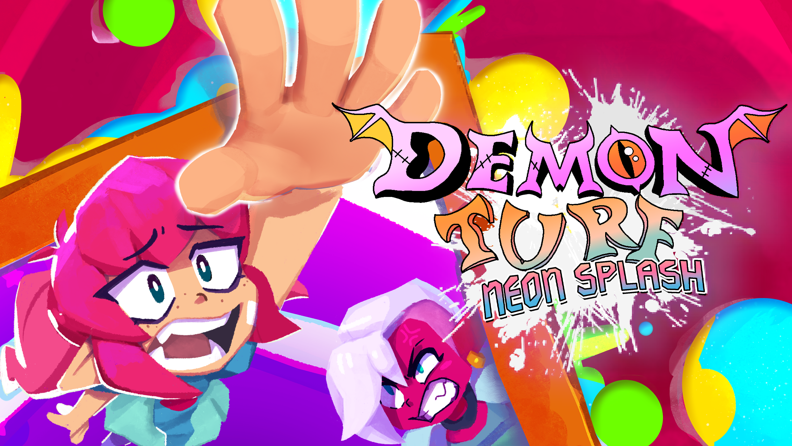 Demon Turf Neon Splash. Download and Buy Today Games Store