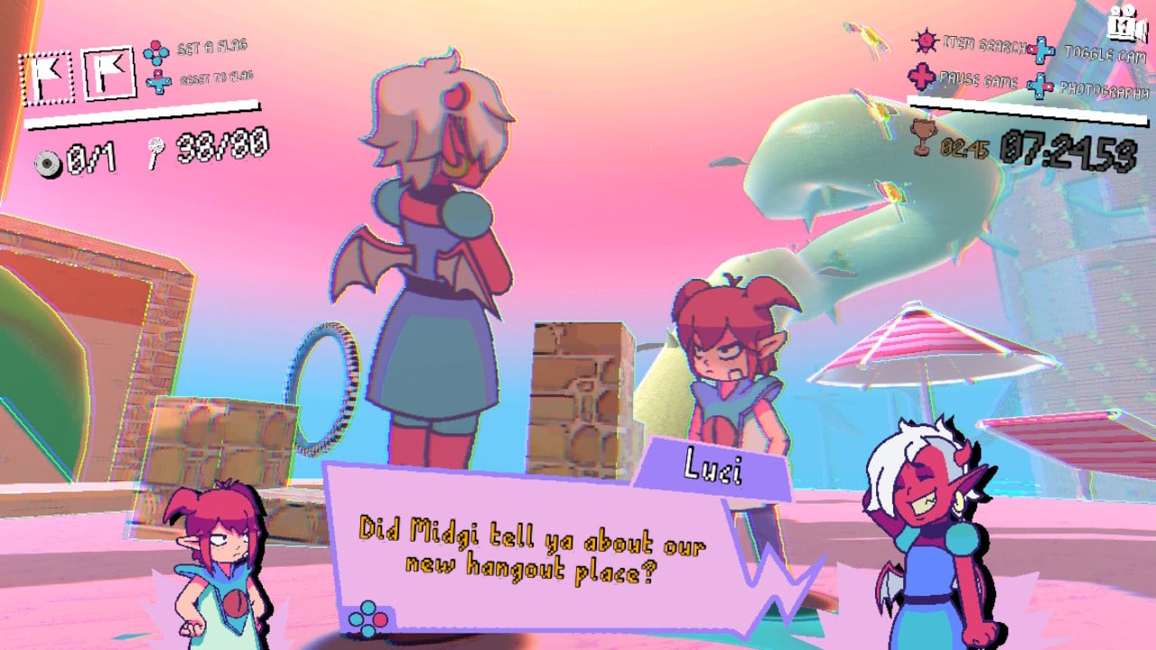 Demon Turf: Neon Splash. Switch eShop Game