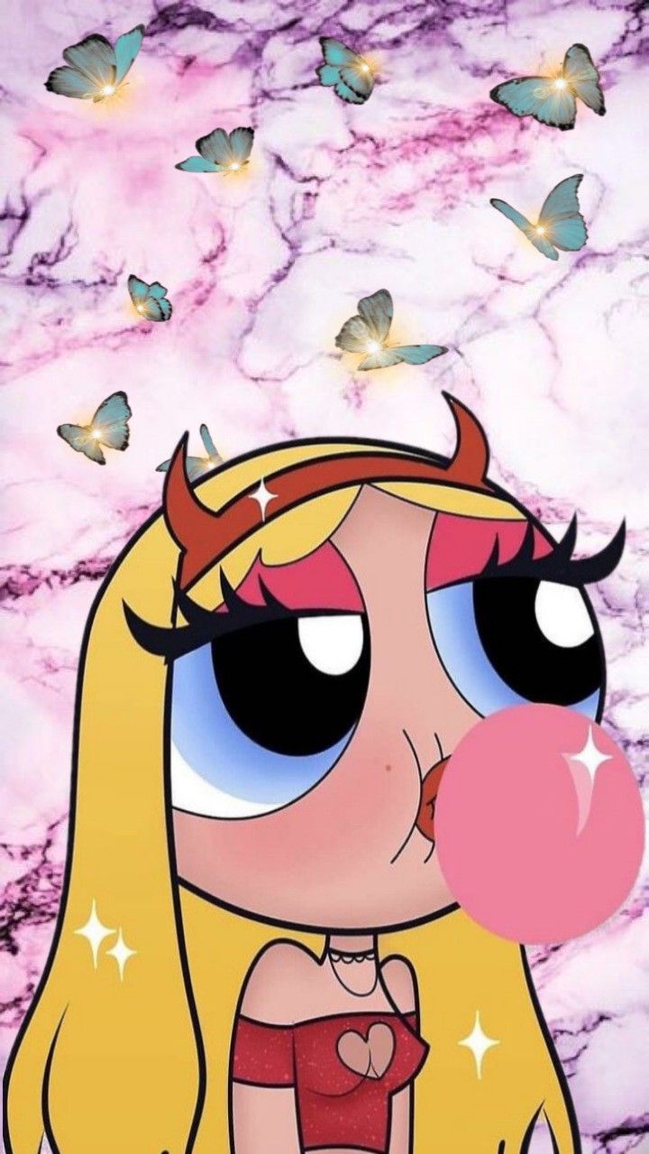 Wallpaper chic. Pink wallpaper cartoon, Cute wallpaper, Cartoon wallpaper iphone