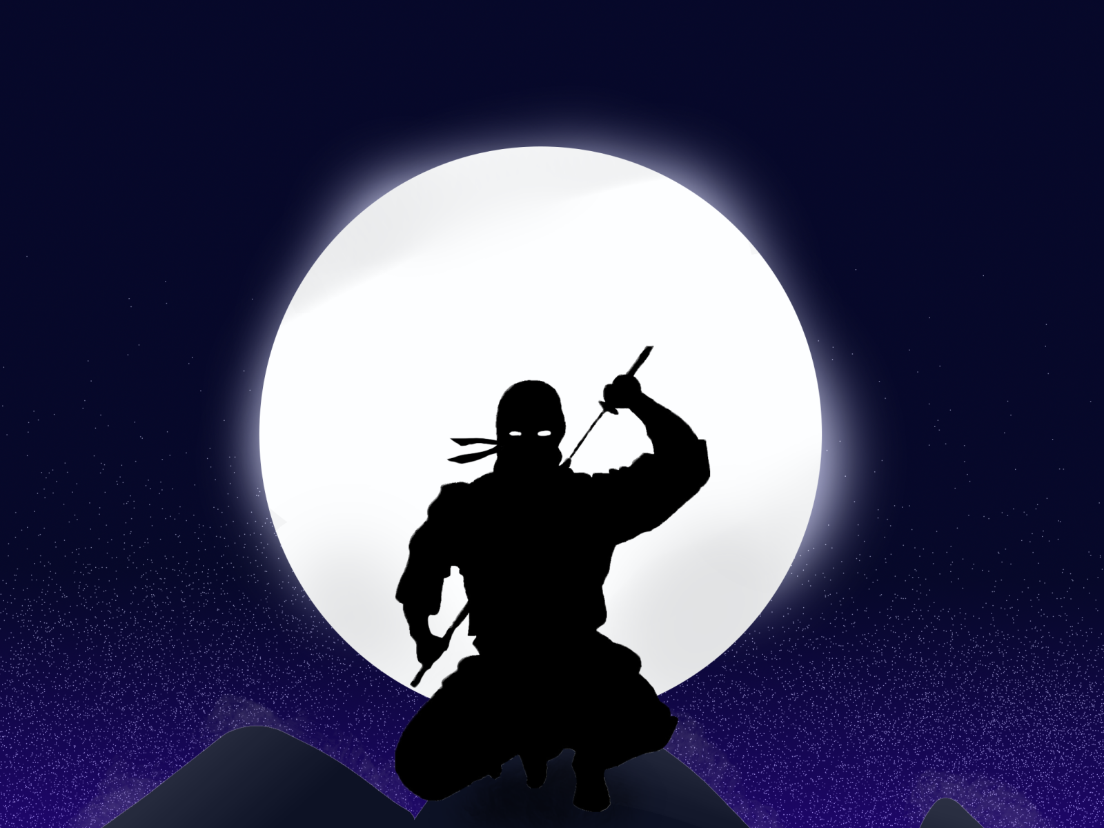 Black And Blue Ninja Wallpapers Wallpaper Cave