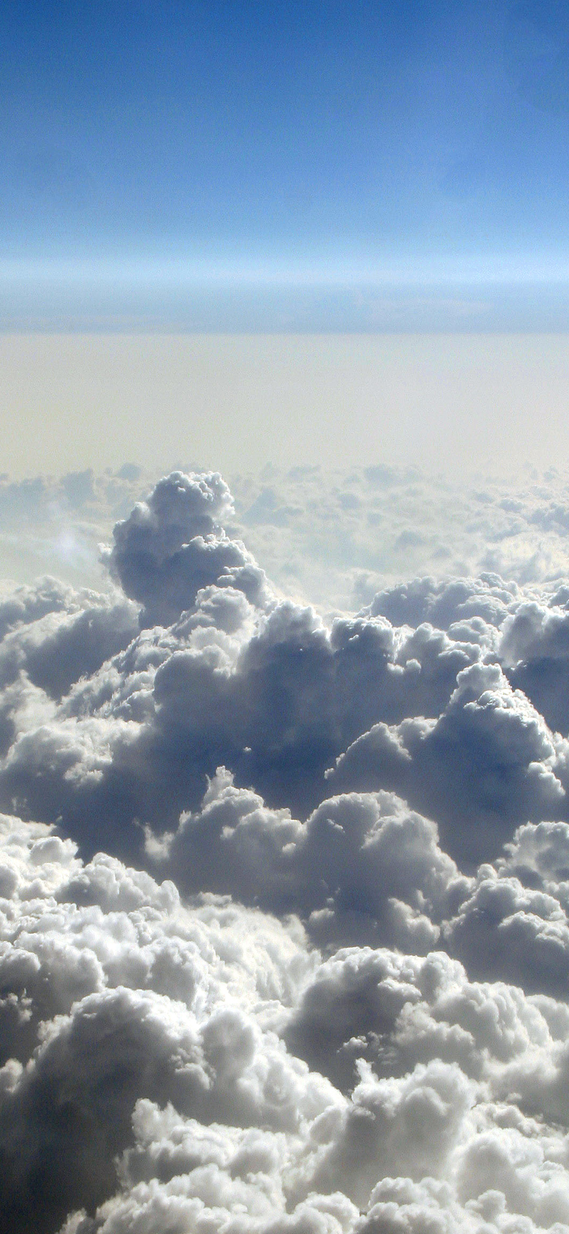 iPhone X wallpaper. cloud sky fly