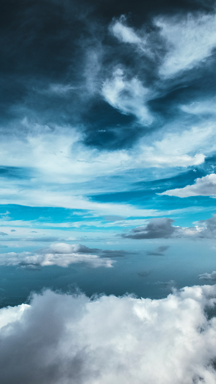 iPhone X wallpaper. cloud sky nature blue