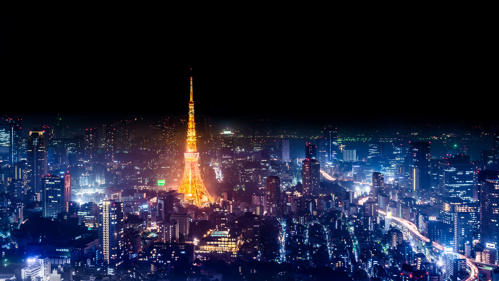 Tokyo Skyline at night 4K Wallpaper / Desktop Background