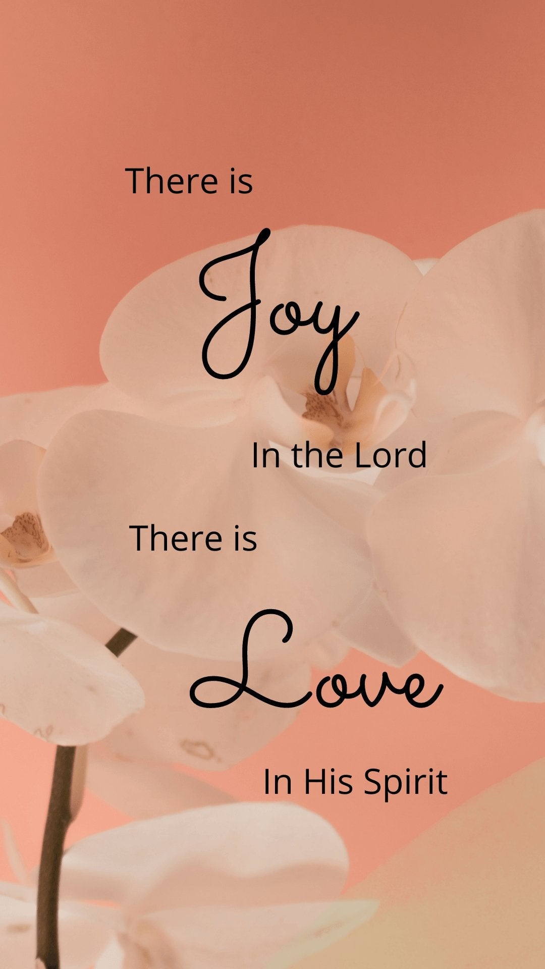 Joy in the Lord Phone Wallpaper