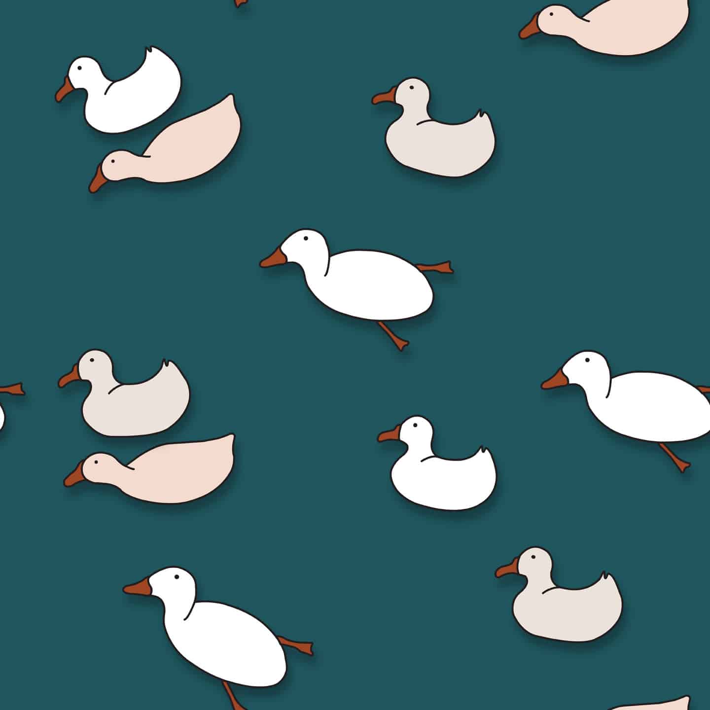 Cartoon Duck Wallpaper And Stick Or Non Pasted