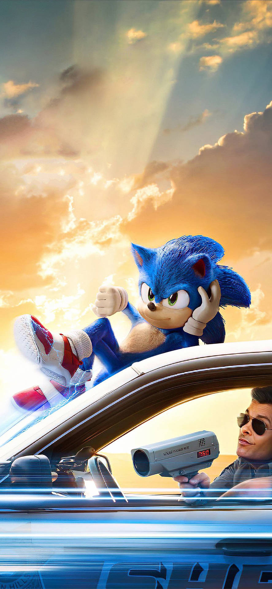 Download Sonic the Hedgehog and Tom Wachowski Adventure Wallpaper