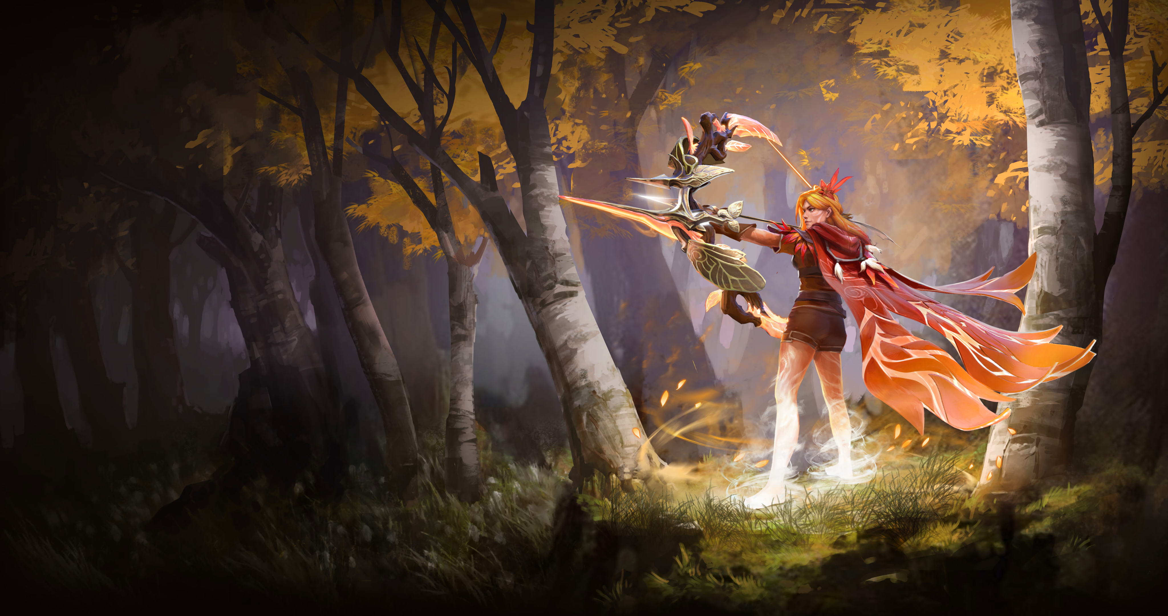 Download Windranger (DotA 2) Video Game DotA 2 4k Ultra HD Wallpaper