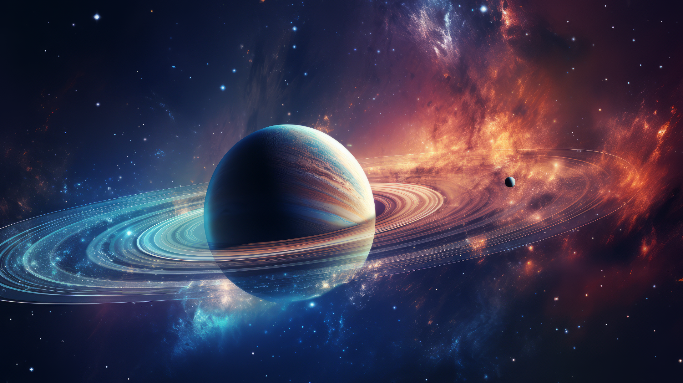 Sci Fi Saturn HD Wallpaper and Background