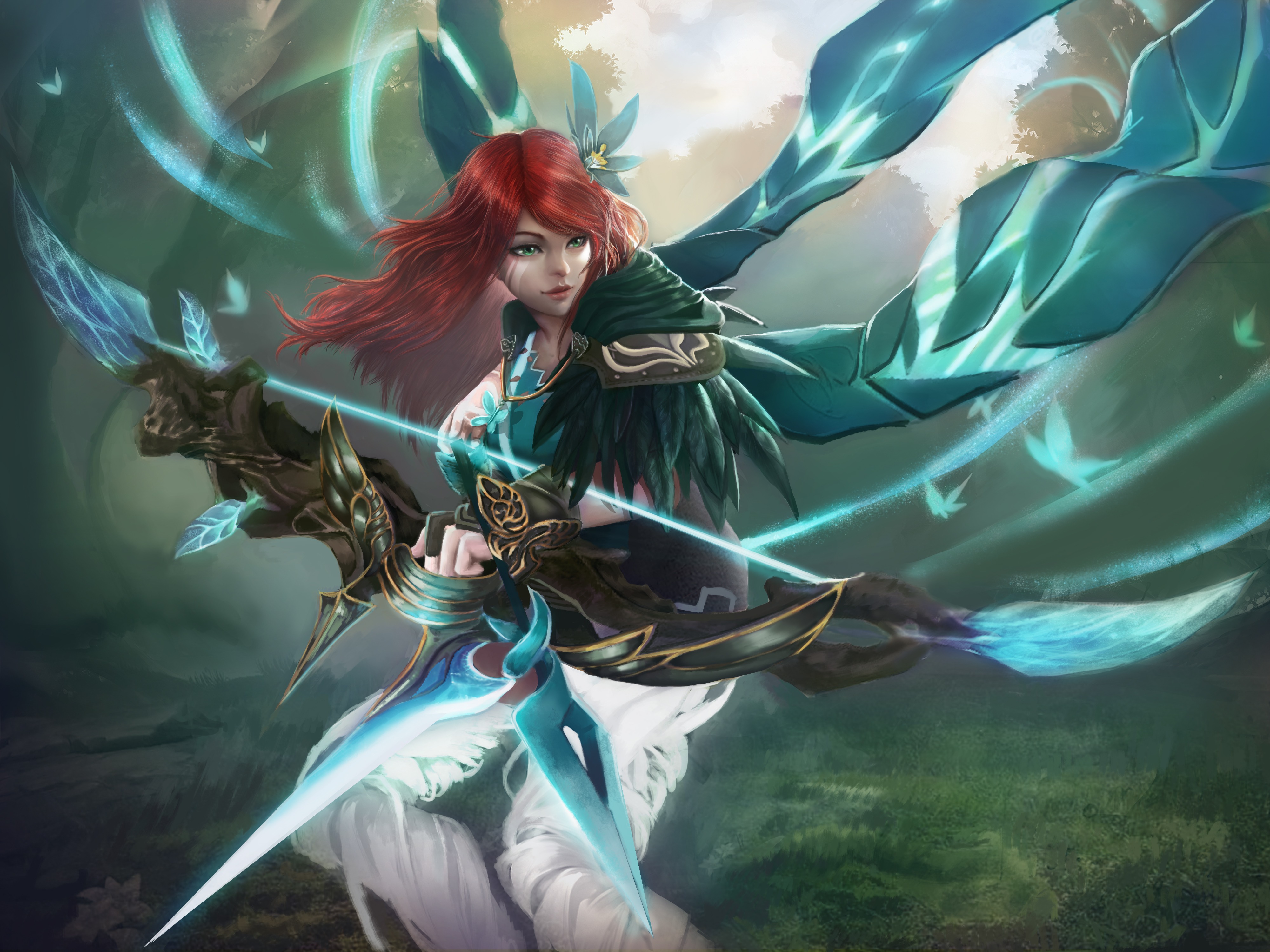 Windranger DOTA 2 Arcana Desktop Wallpaper 4K 2 Game Wallpaper Gallery
