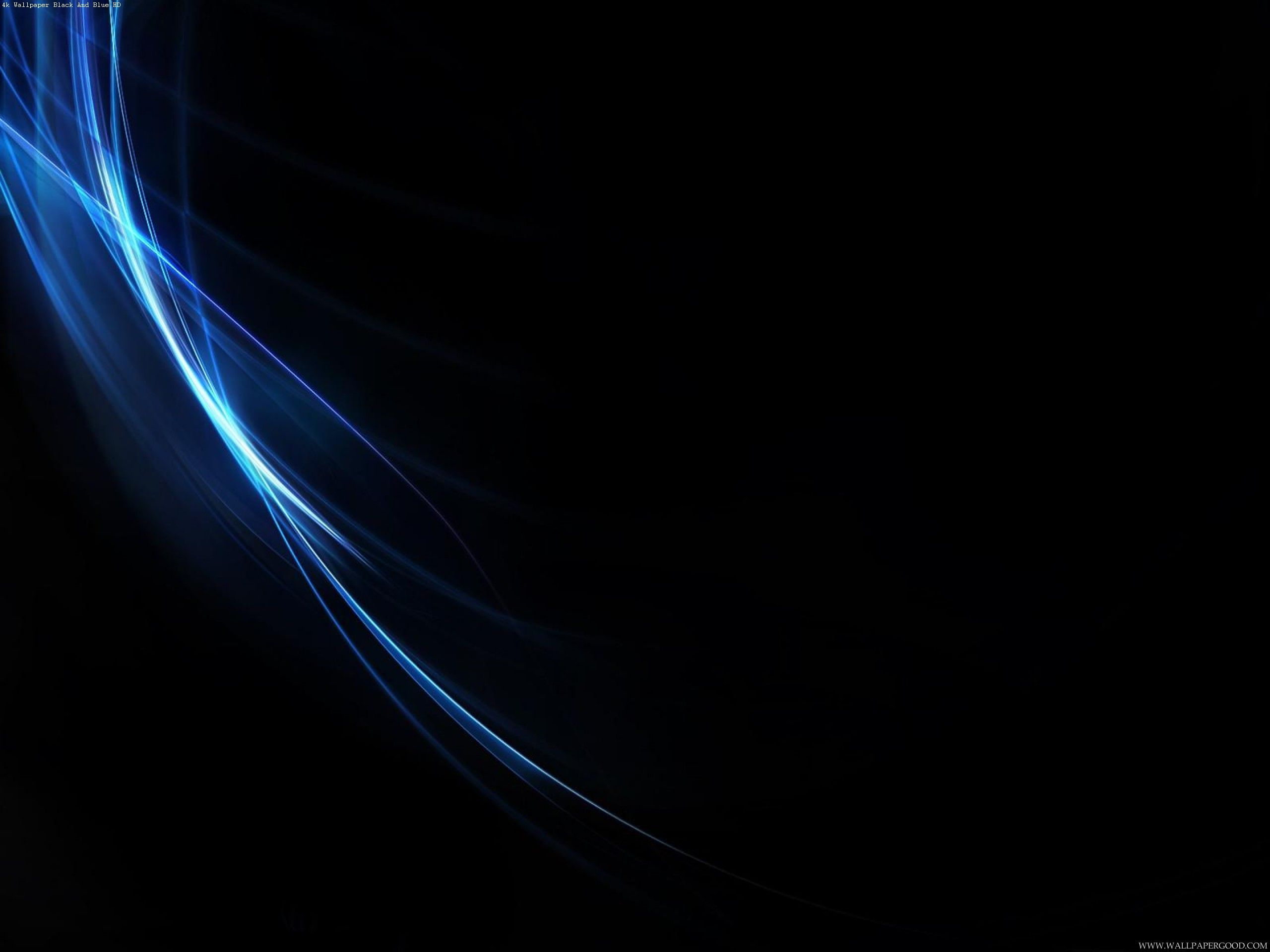 4k Wallpaper Black And Blue HD