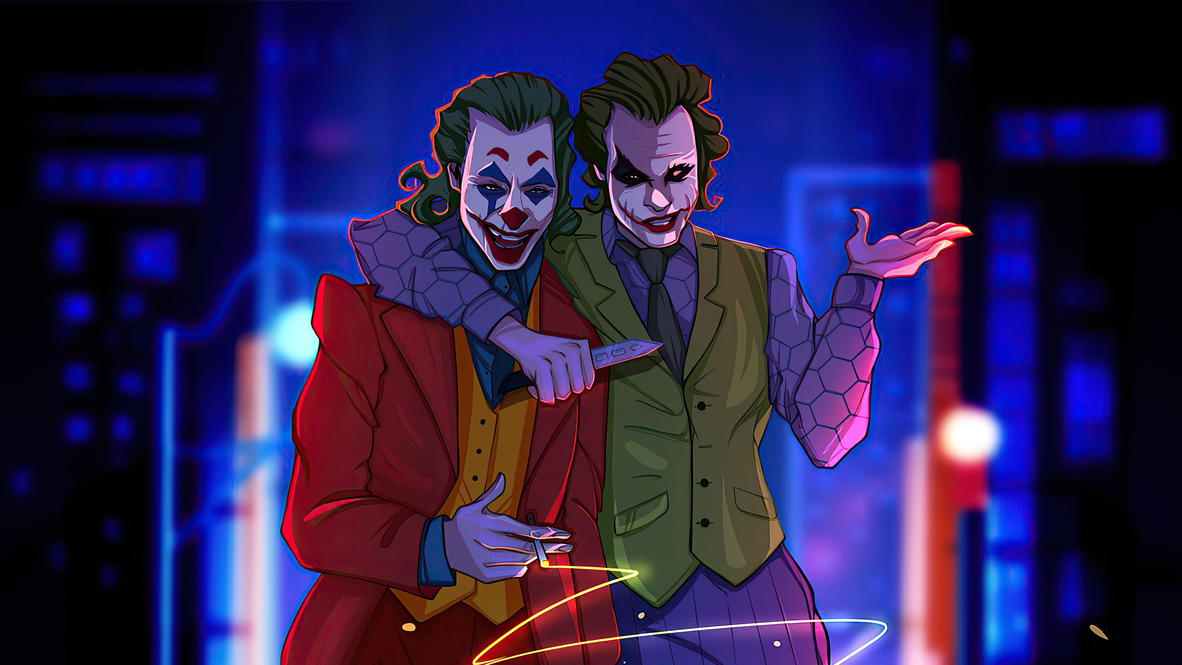 Joker Best Friends 4k 4k HD 4k Wallpaper, Image, Background, Photo and Picture