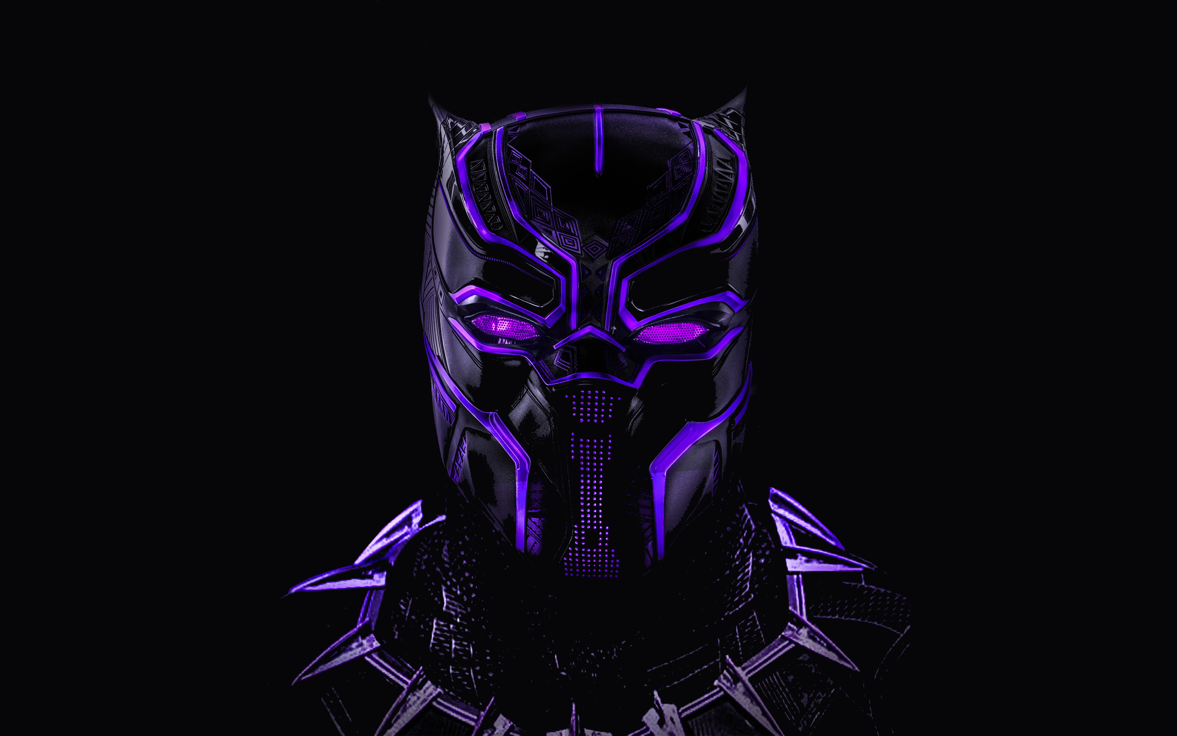 Black Panther Glowing Artwork 4k HD 4k Wallpaper, Image, Background, Photo and Picture