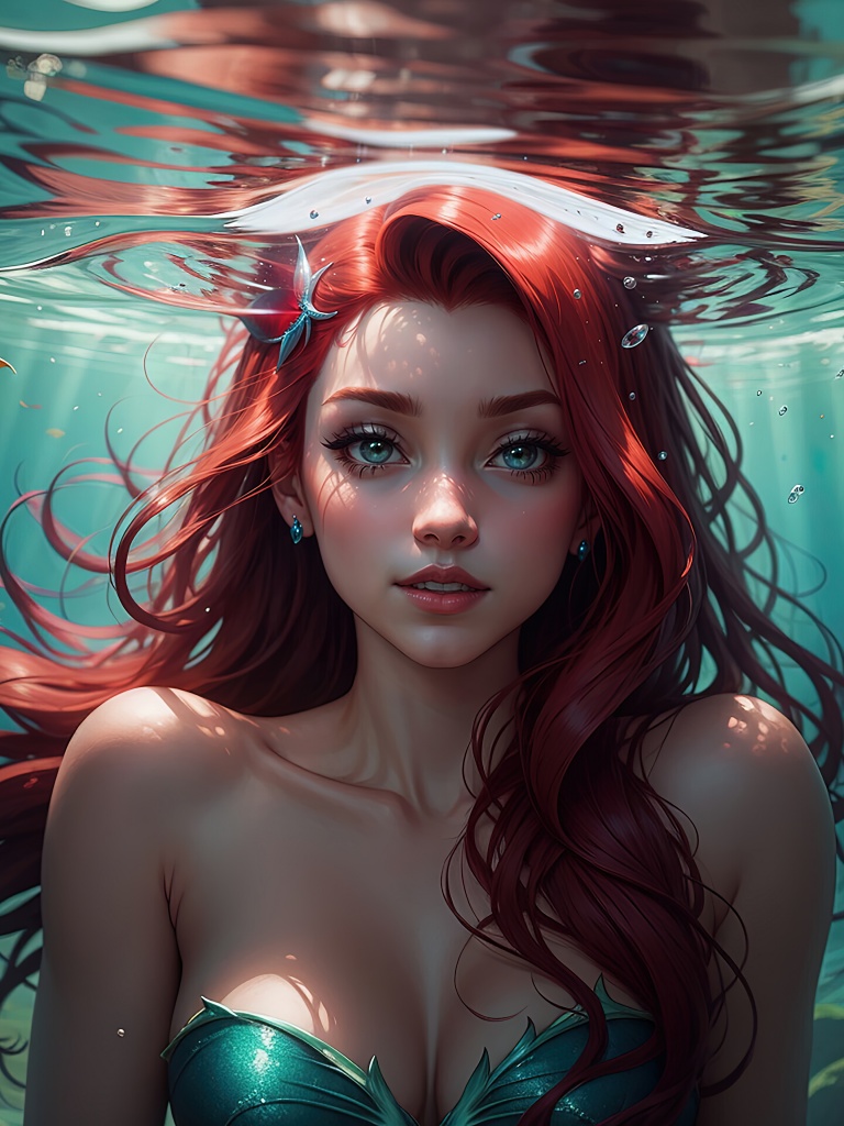 Ariel (Disney Princess) Wallpaper 4K
