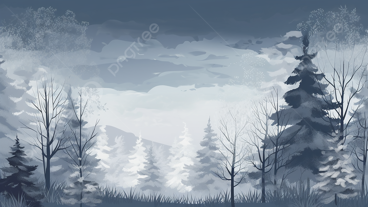 Winter Forest Night Background, Night, Snow Scene, Winter Background Image And Wallpaper for Free Download