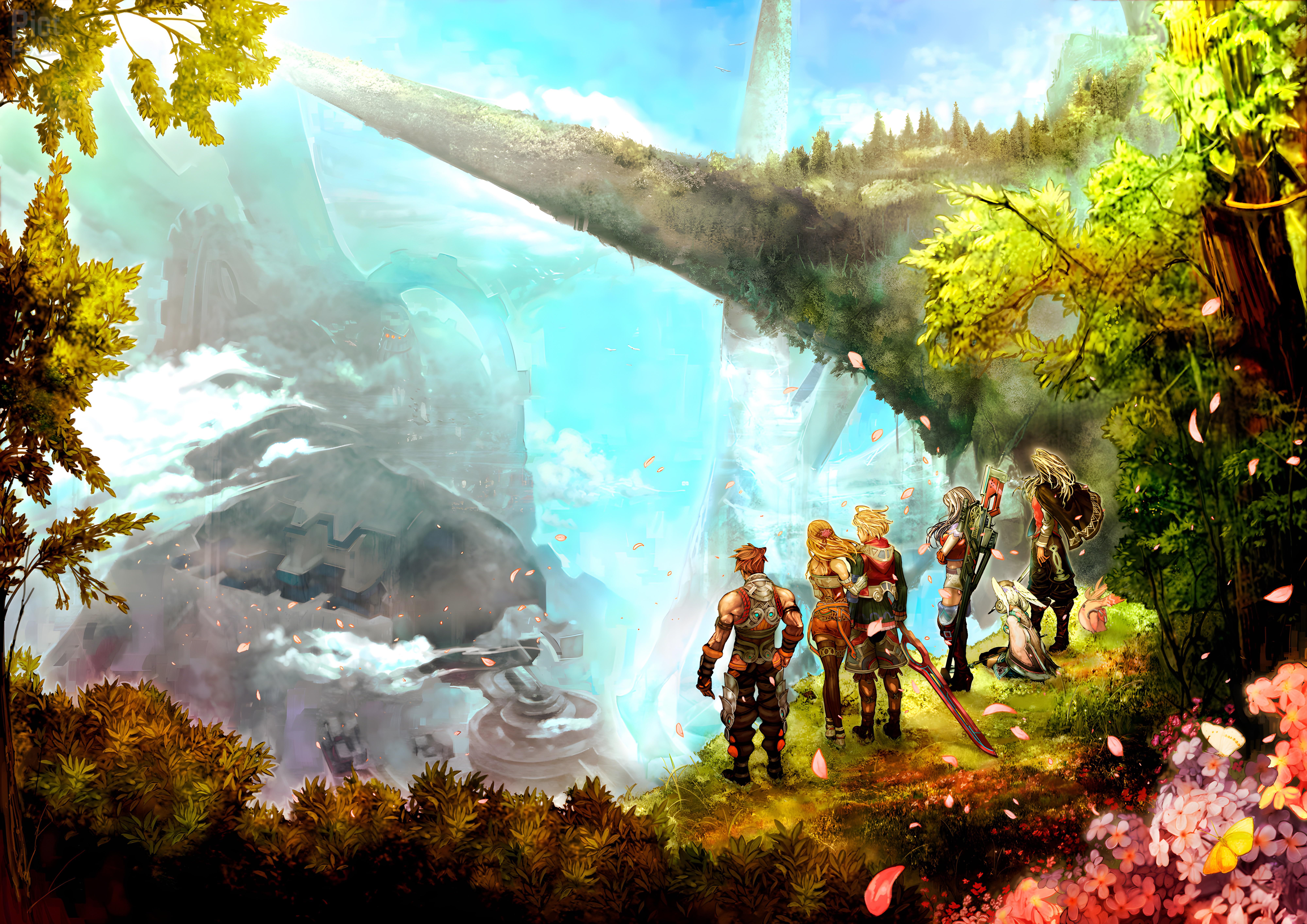 Collection Of Official 4K Xenoblade Chronicles Wii Art, R Xenoblade_Chronicles