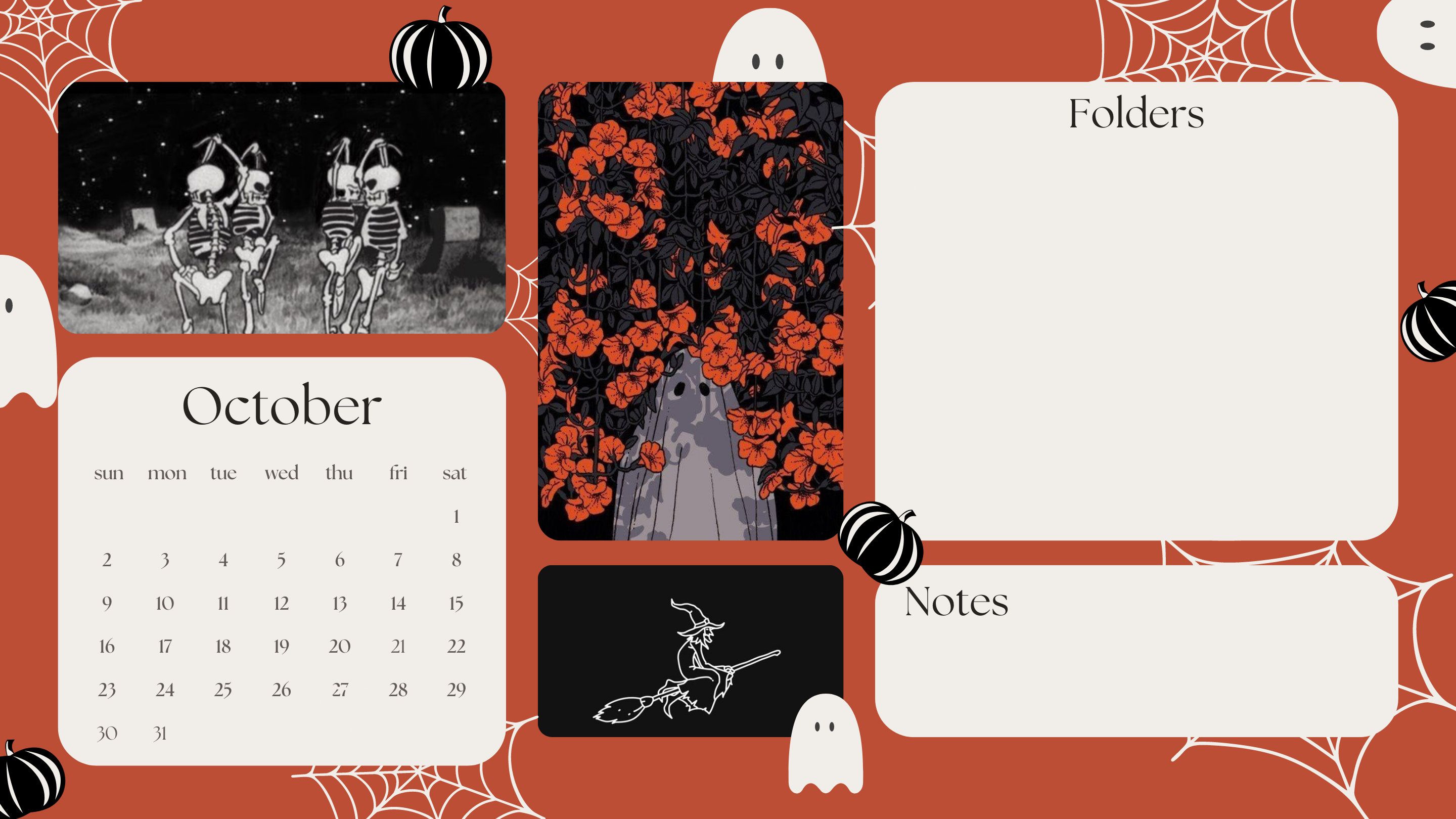 Aesthetic Halloween Desktop Wallpaper. Halloween desktop wallpaper, Desktop wallpaper, Desktop wallpaper organizer