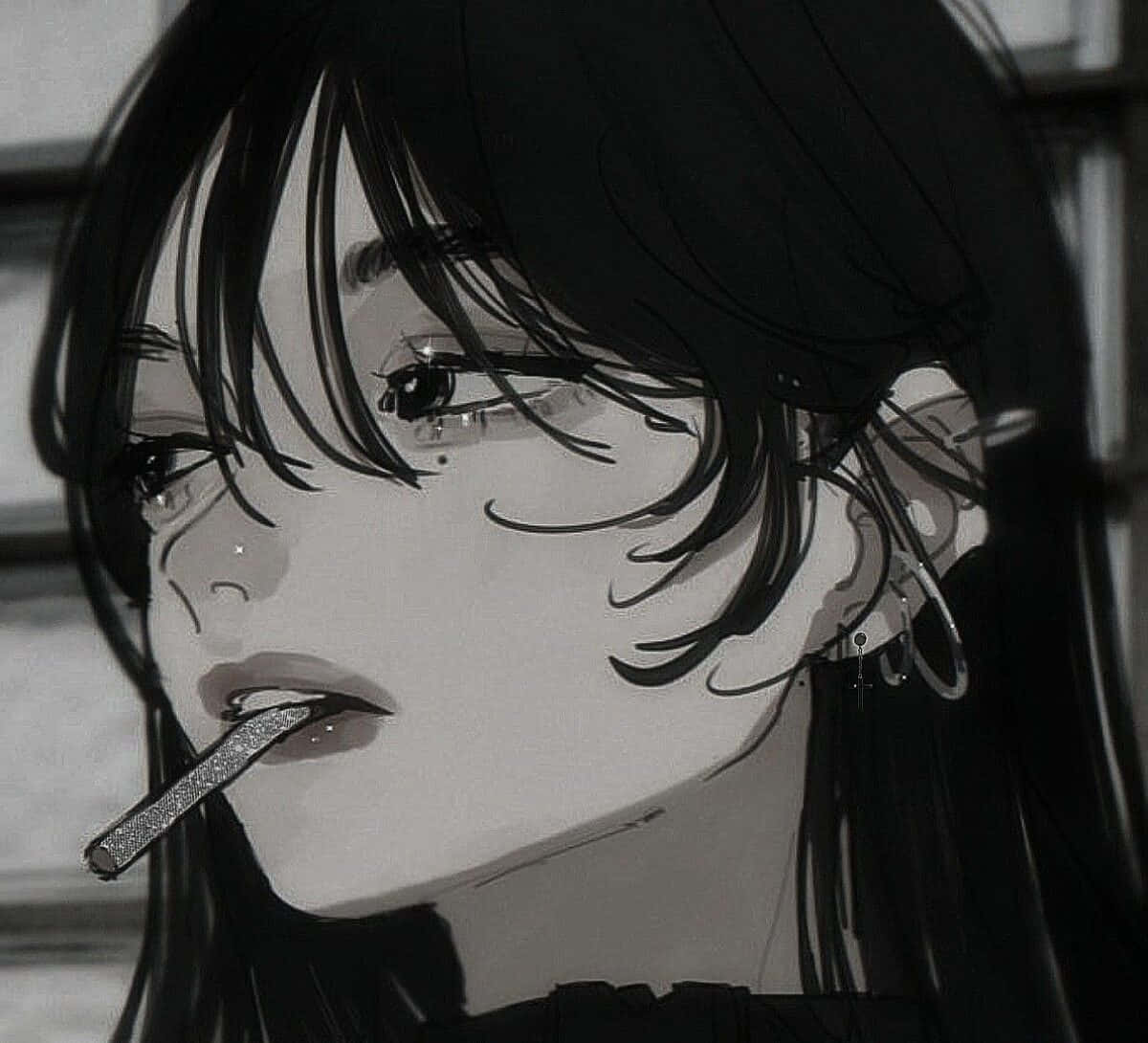 Download Emo Anime Girl Dark Profile Picture