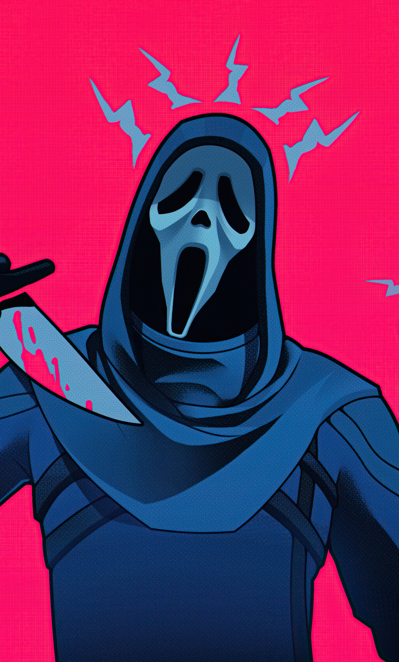 Hotline Ghost 5k iPhone HD 4k Wallpaper, Image, Background, Photo and Picture