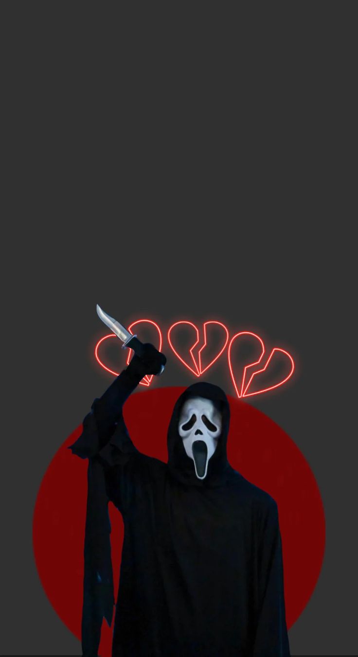 Ghostface Wallpaper Explore more Fictional Character, Ghostface, Kevin Williamson, Mask, Roger L. Jackson wallpaper.. Ghostface, Vintage horror, Character drawing