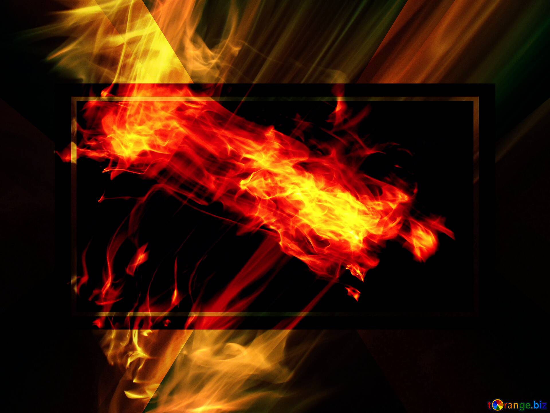Background. Game fire. powerpoint website infographic banner. №191103