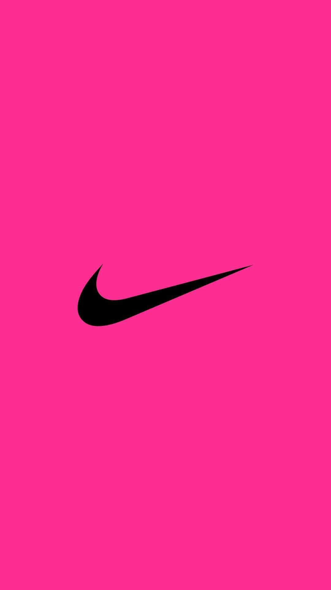 Pink Nike Logo Wallpaper
