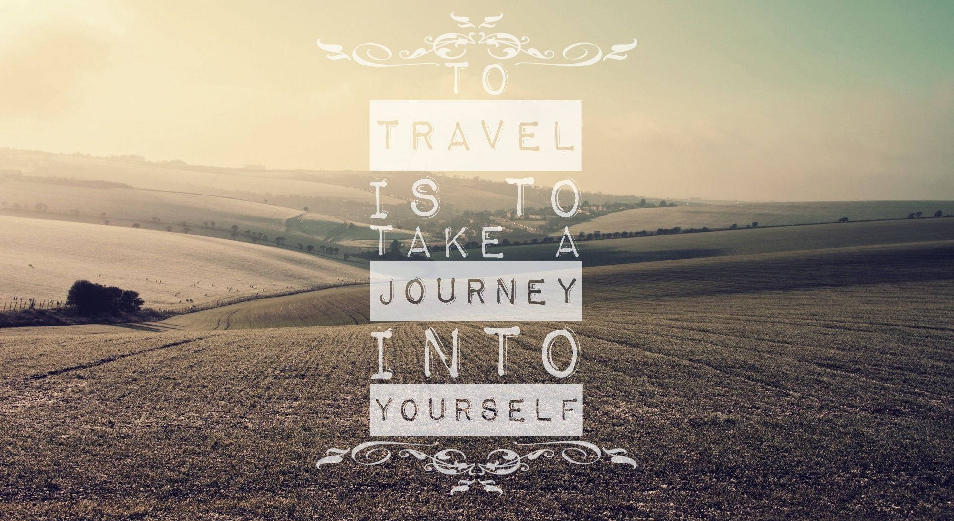 Download Travel And Journey Quotes Desktop Wallpaper