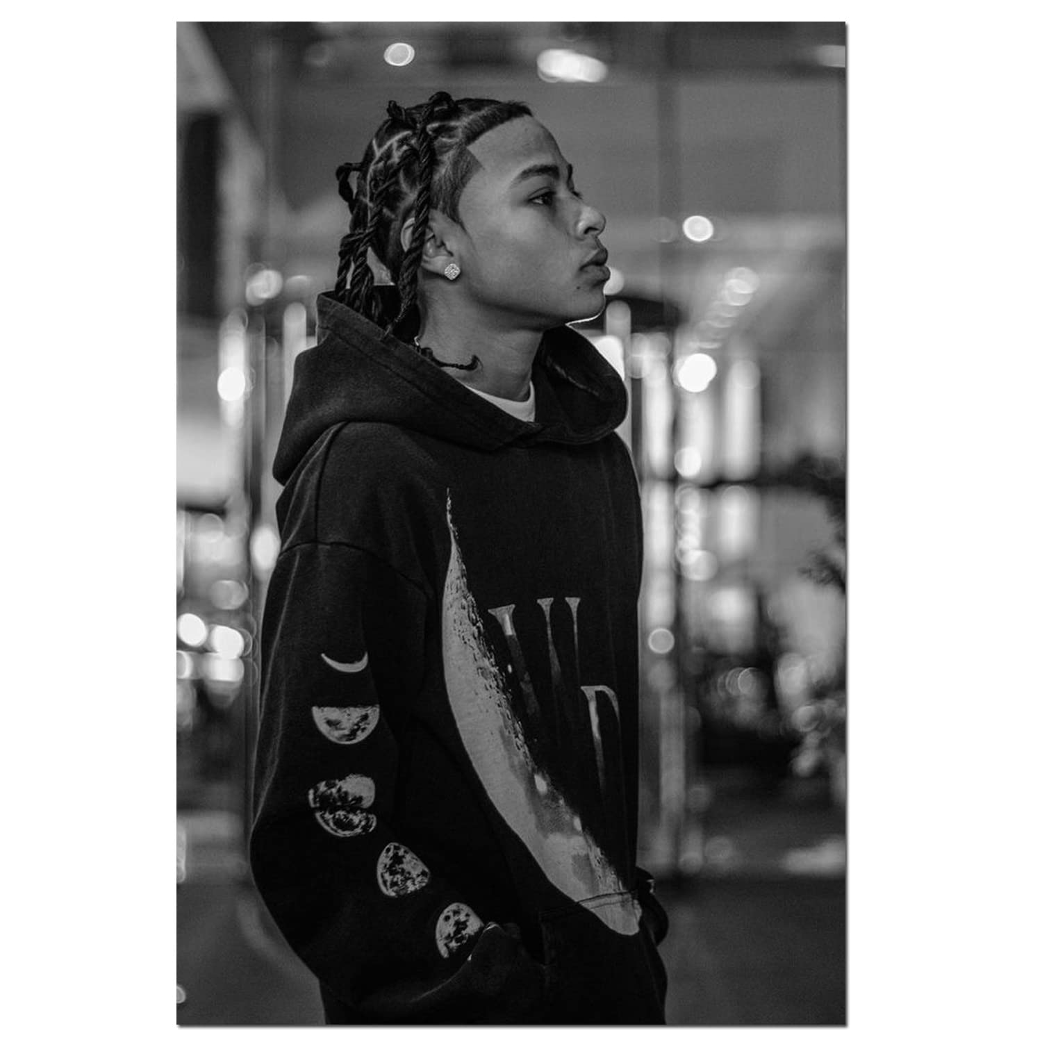 DD Osama Poster Rapper Poster Music Poster Decorations Painting Cool Poster Retro Poster Canvas Wall Art for Living Room Bedroom Birthday Gift Unframed (16x24Inch(40x60cm)): Posters & Prints