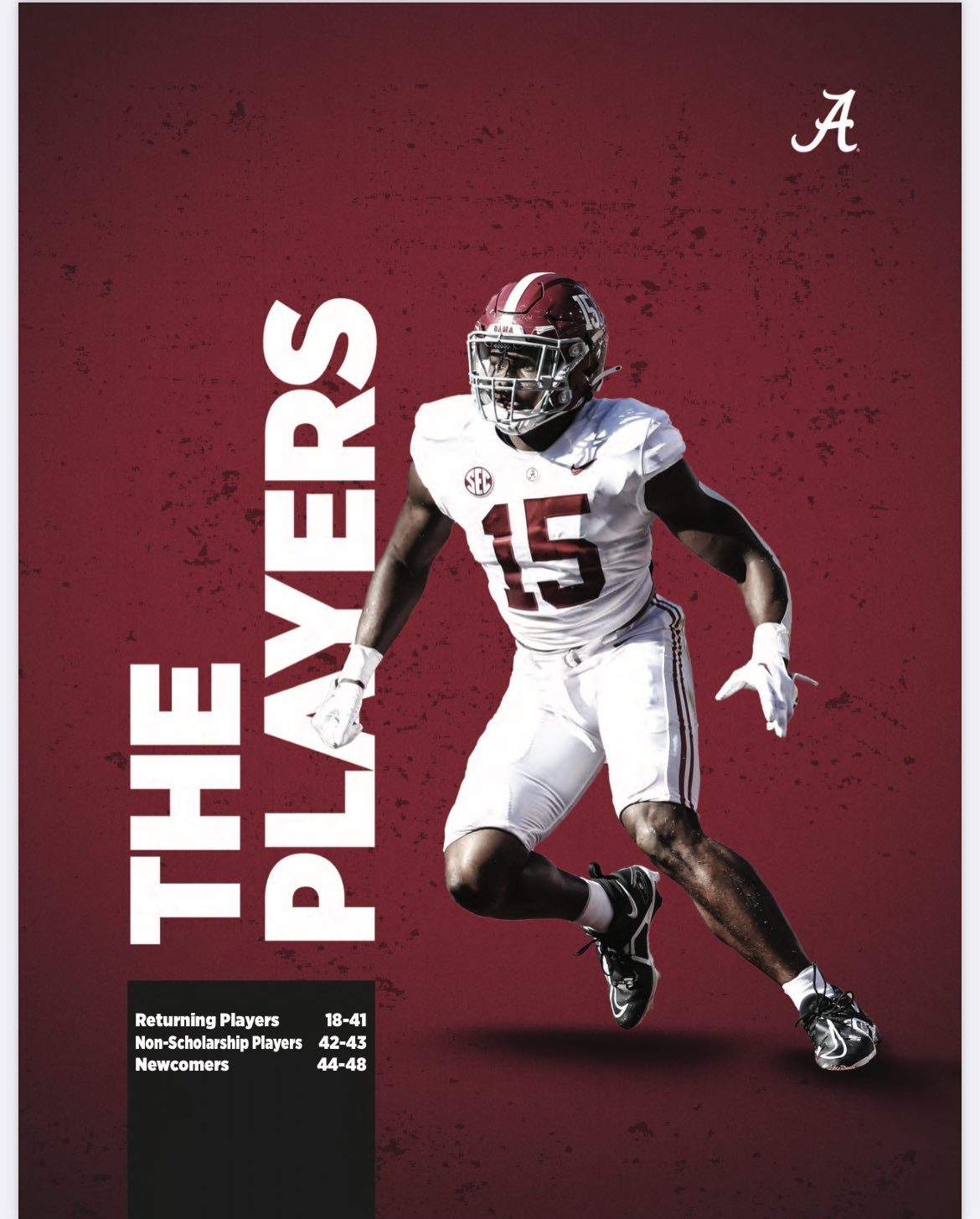 Ryan C. Fowler Media Guide Photo Went3 Alabama media guide, grabbed some of the great photo. Media relation department always does a great job