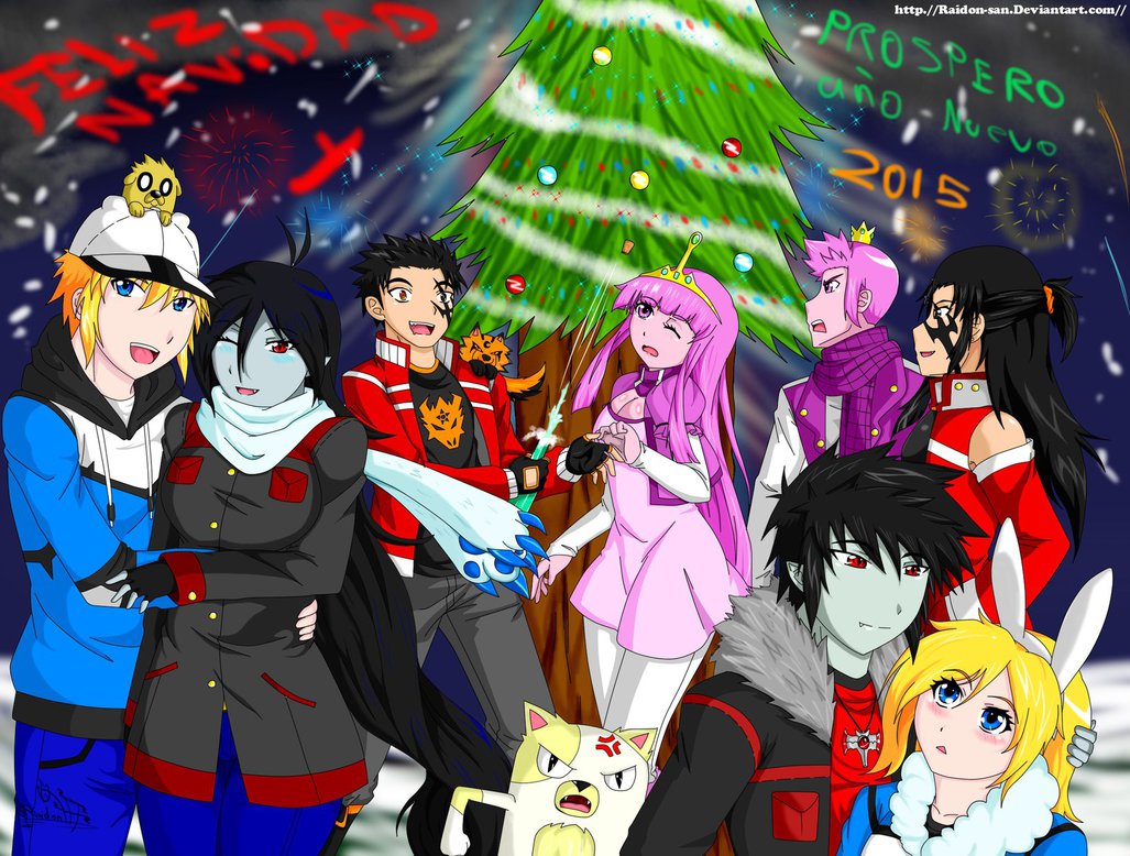 adventure time Christmas Time With Finn and Jake Fan Art