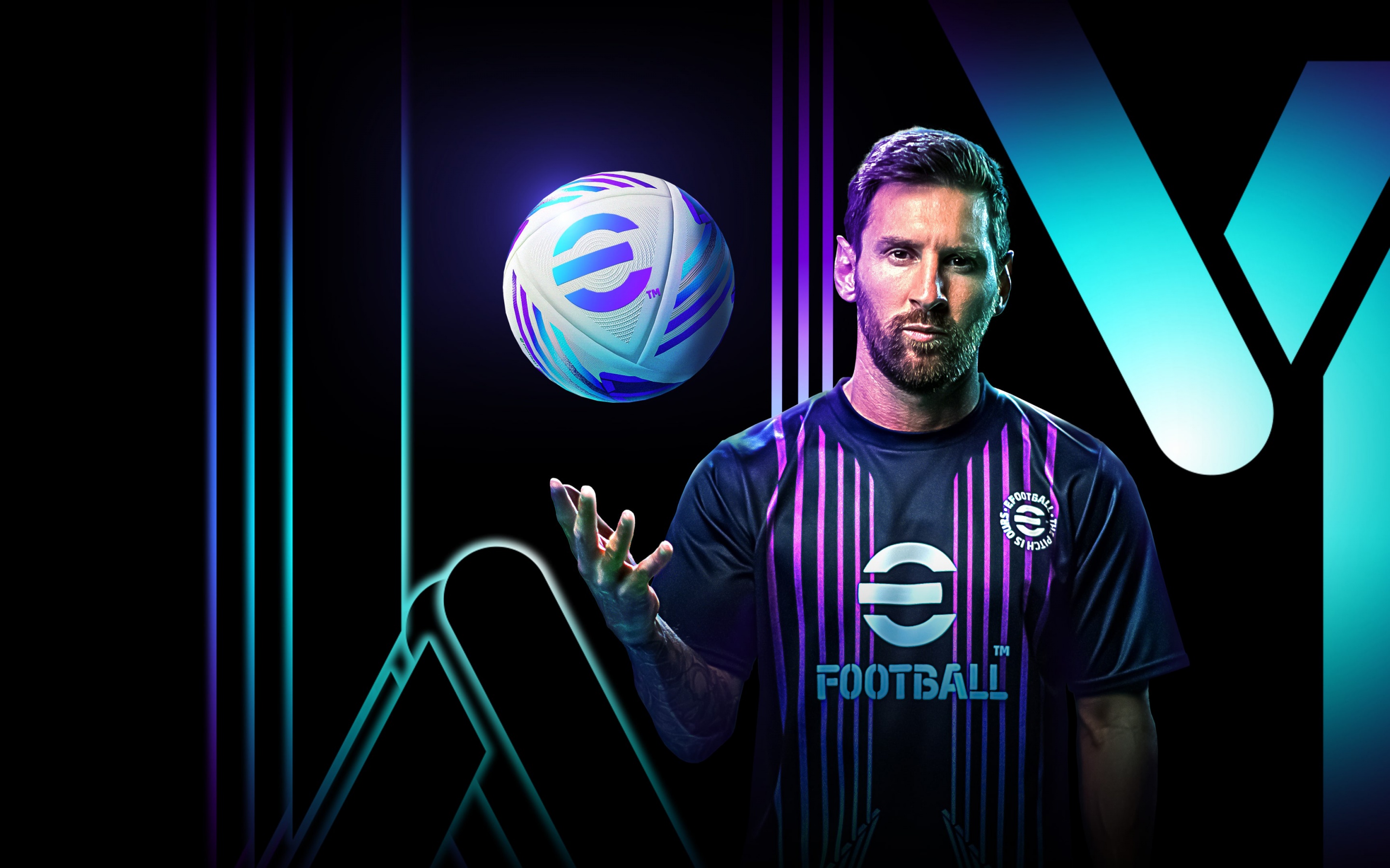 Lionel Messi Wallpaper 4K, eFootball
