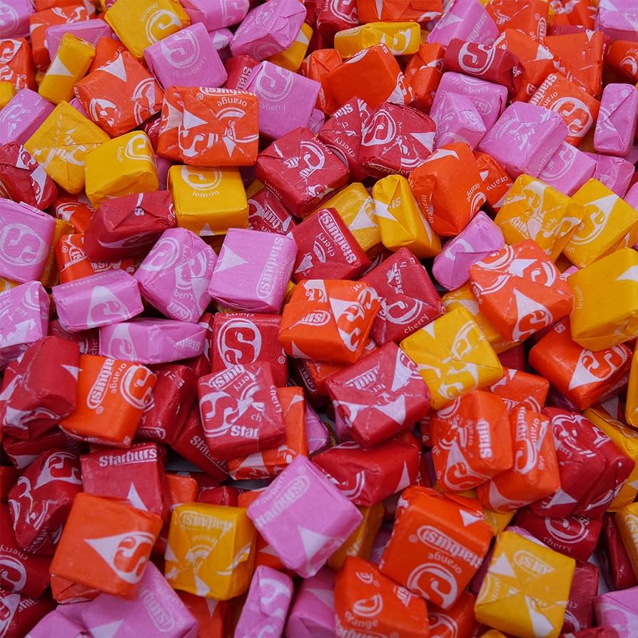 Amazon.com, Starburst Fruit Chews Candy Bulk Pack Pounds Flavors Mighty Merchandise Packaging, Grocery & Gourmet Food
